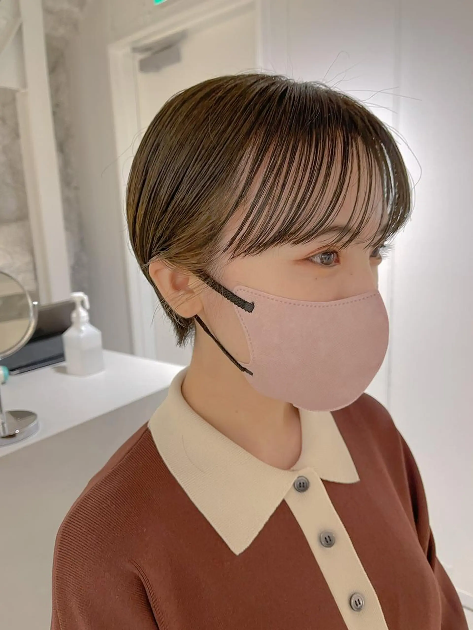 ショート カラー ショートヘア カット ヘアカラー トリートメント 川本 裕🌿のヘアスタイル