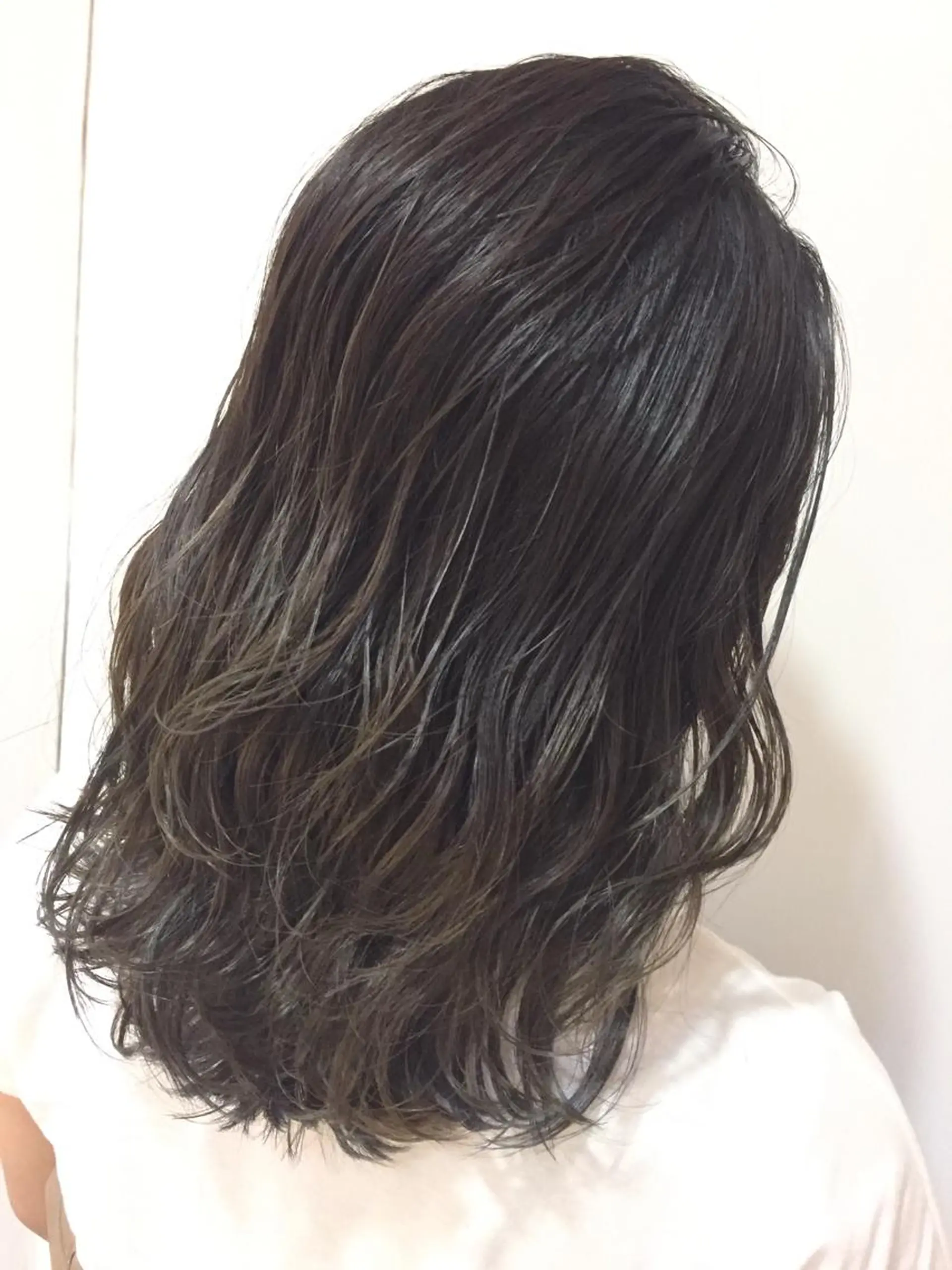 ミディアム メンズパーマ/難波/ 心斎橋　室園亮佑のヘアスタイル