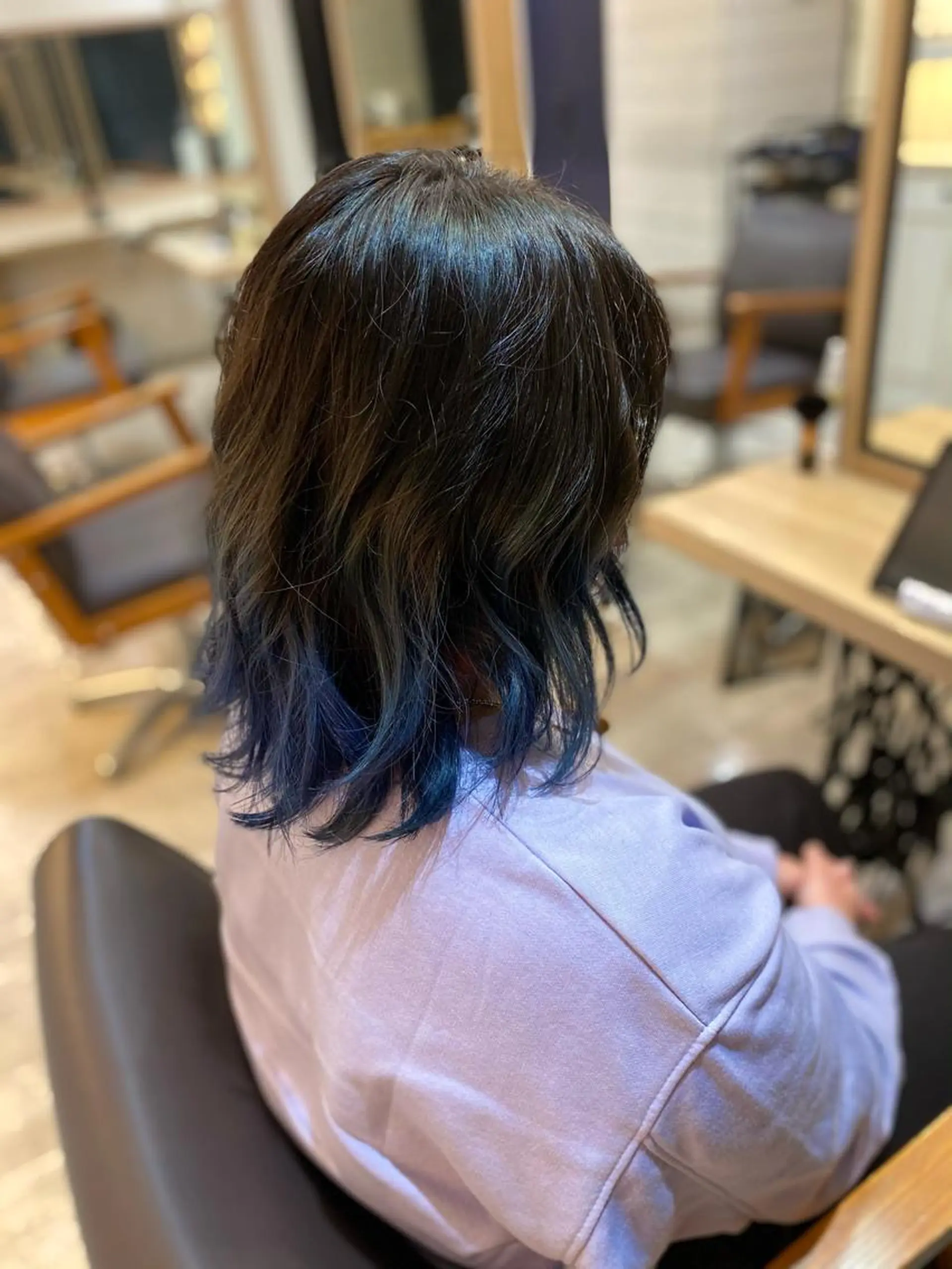 ミディアム カラー ヨシダ フミノリのヘアスタイル