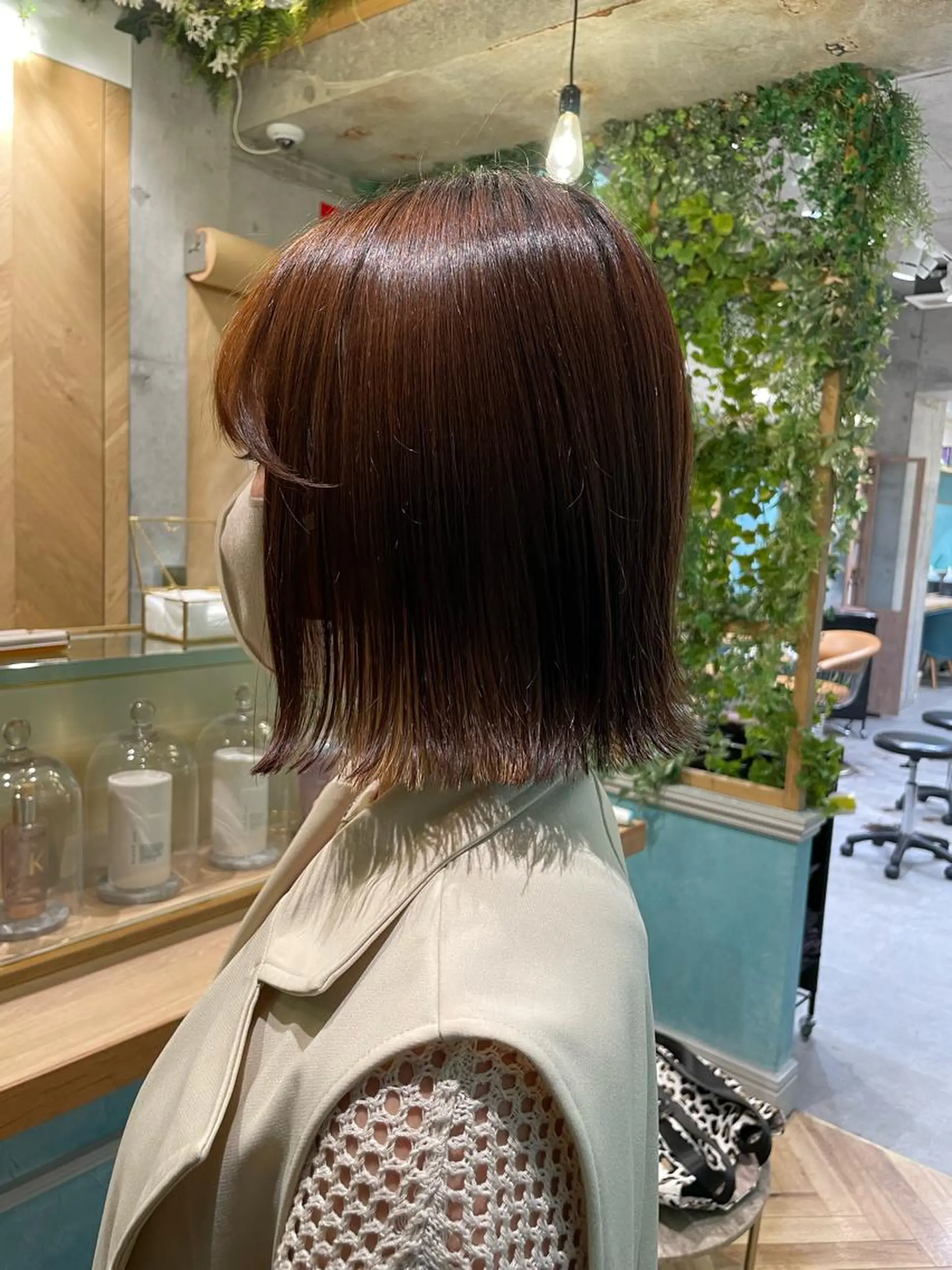 ショート 縮毛矯正　髪質改善 韓国風レイヤー　吉田のヘアスタイル