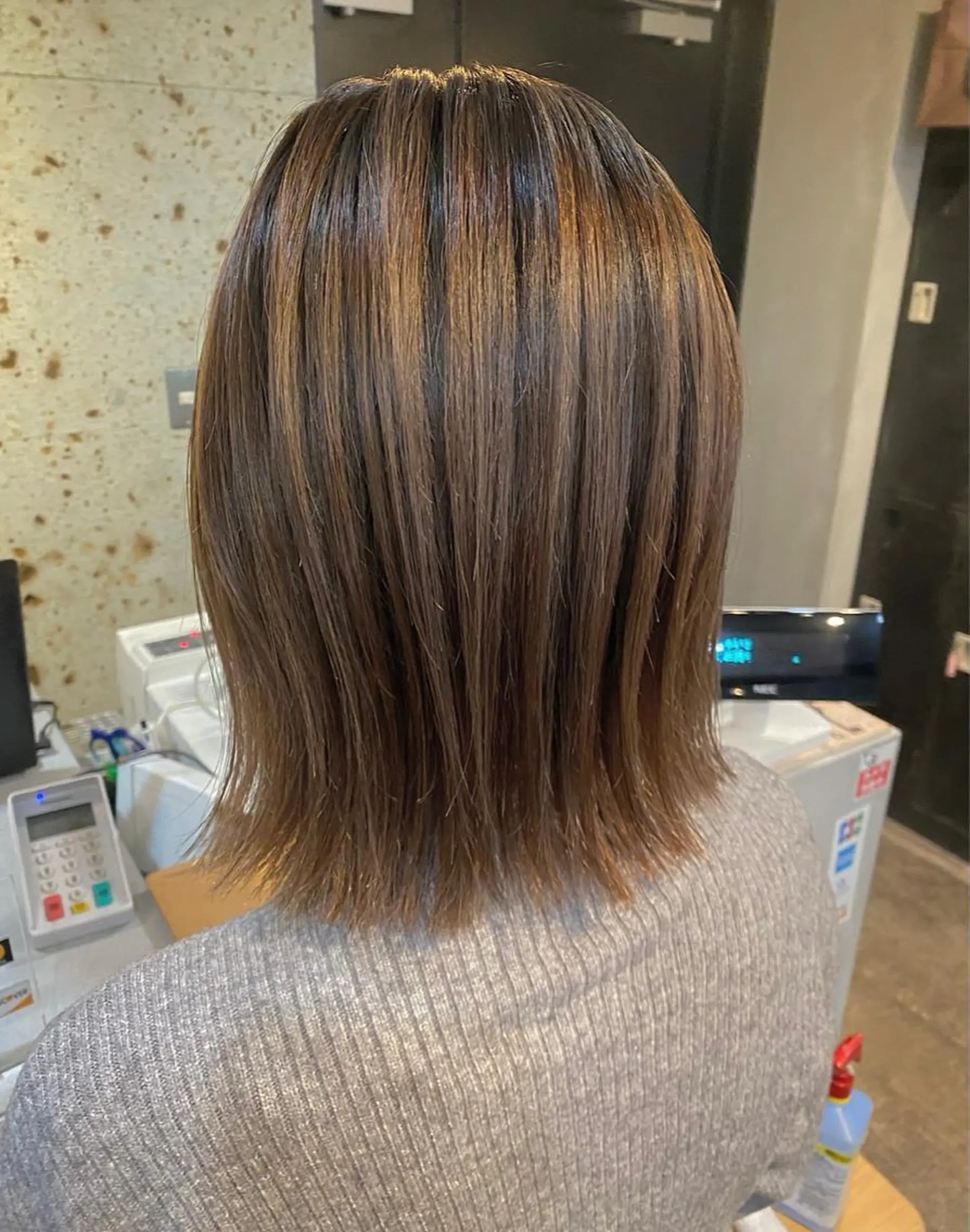 セミロング カット ヘアカラー トリートメント sail所属・sail hairのヘアスタイル