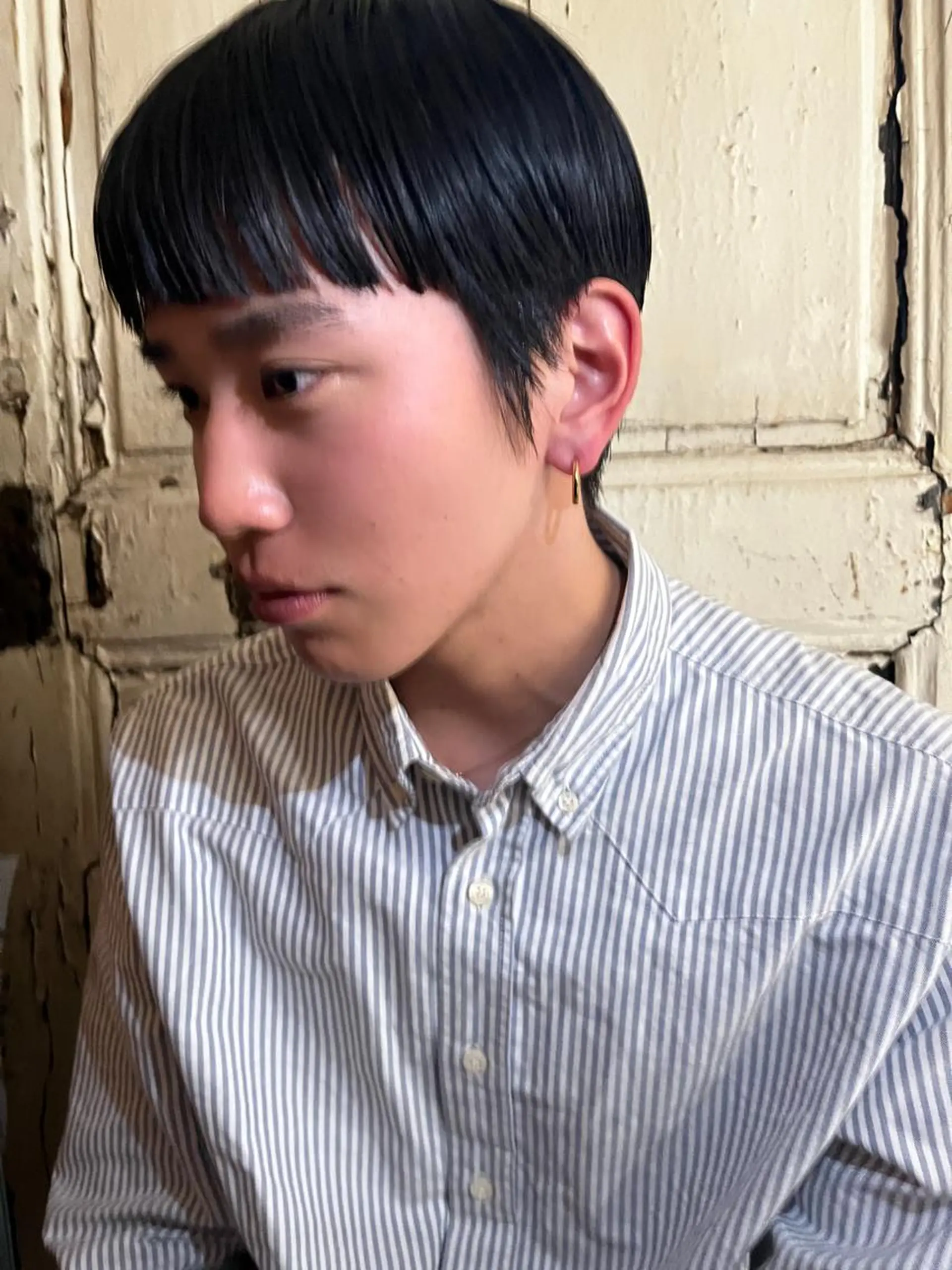 ショート メンズ カット ヘッドスパ Vicky オリーブ メンズカジュアルのヘアスタイル