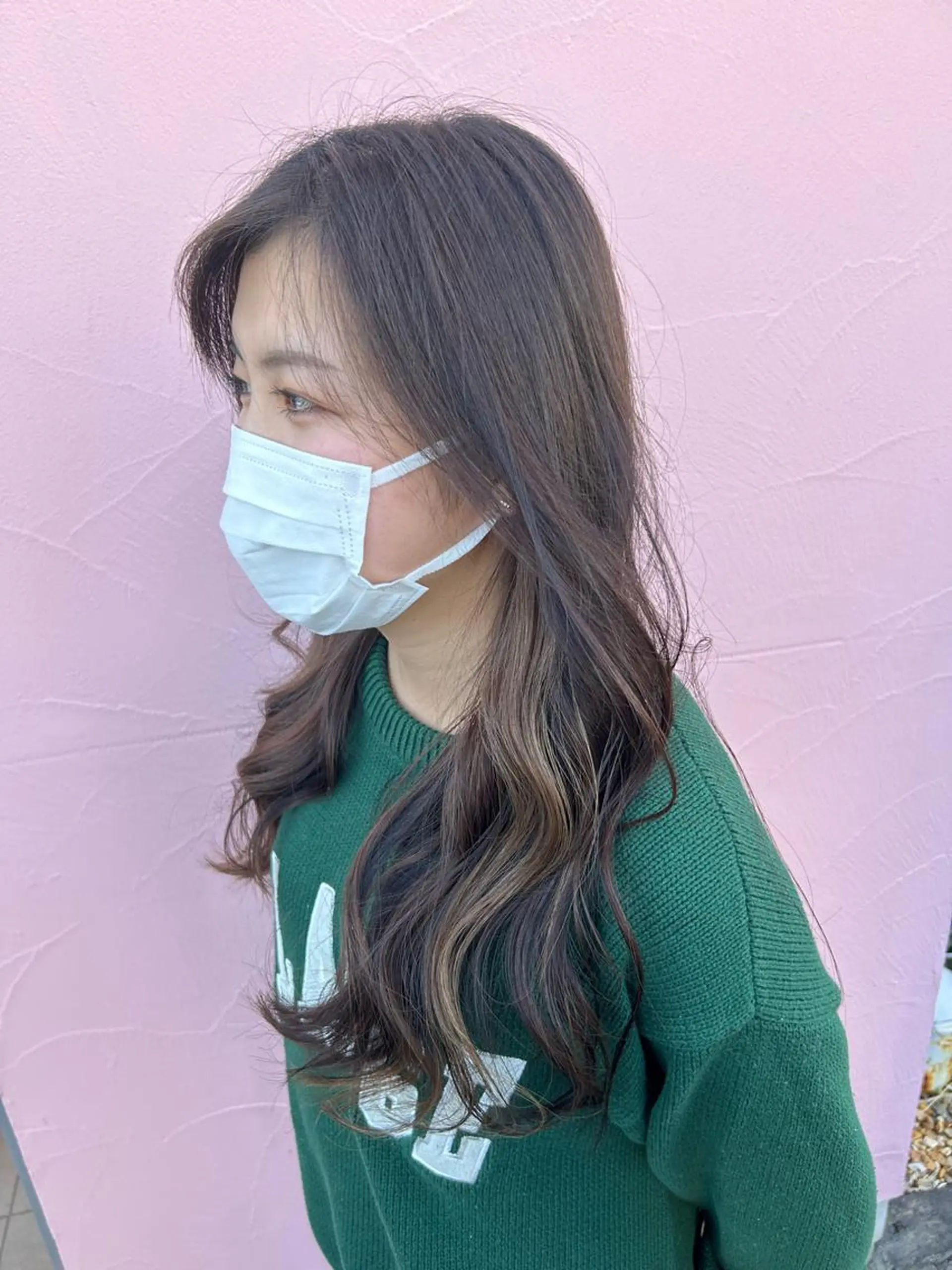 ロング カラー バレイヤージュ ベージュカラー ブリーチ ケアブリーチ 透明感カラー 💙ルル💙 ハイトーン/レイヤーのヘアスタイル