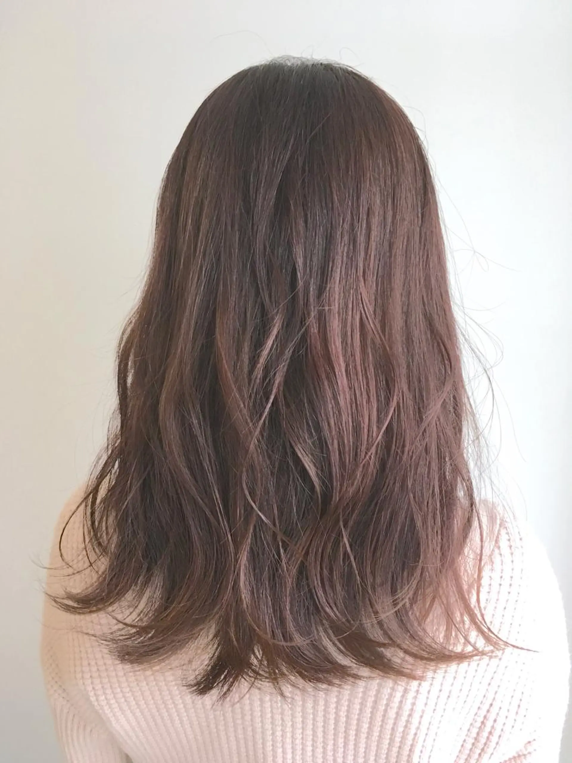 ミディアム カラー ベージュカラー ピンクカラー ピンクベージュ go today shaire salon 本店所属・yoshi ☆のヘアスタイル