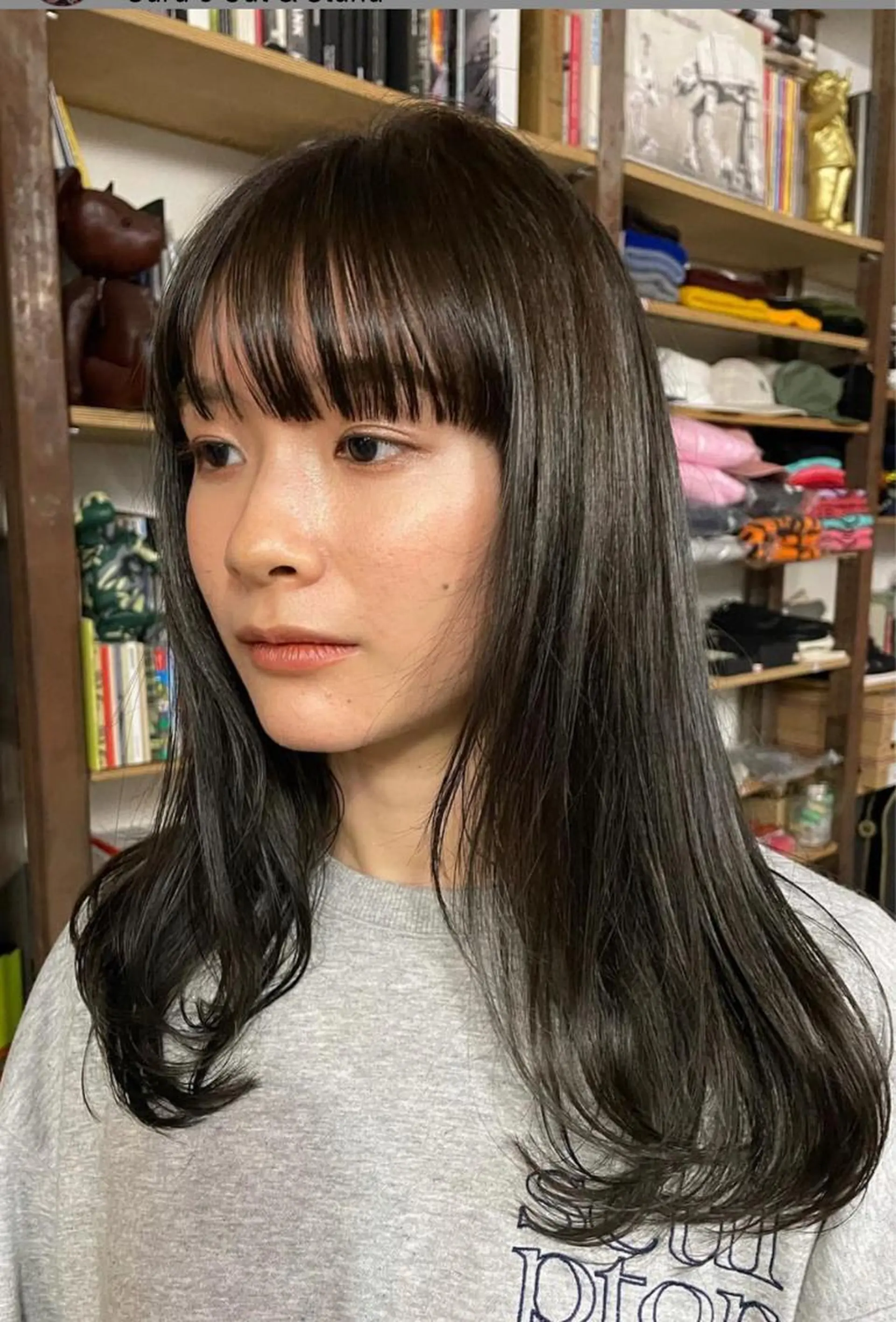 セミロング natural la vie所属・ナチュラルラヴィ 木津谷　響のヘアスタイル