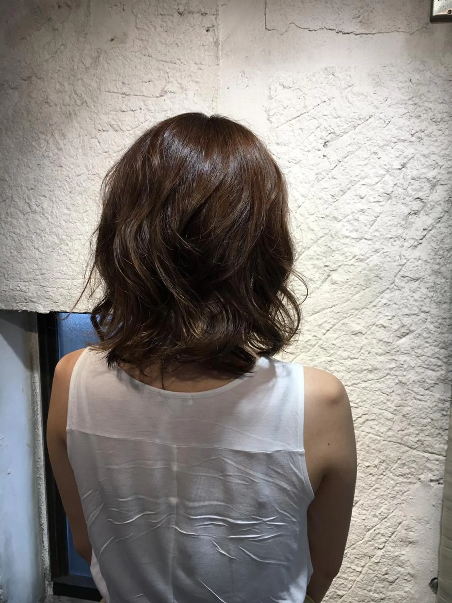 ミディアム カラー アッシュ ベージュカラー ✨艶髪✨透明感✨ 山内大樹のヘアスタイル