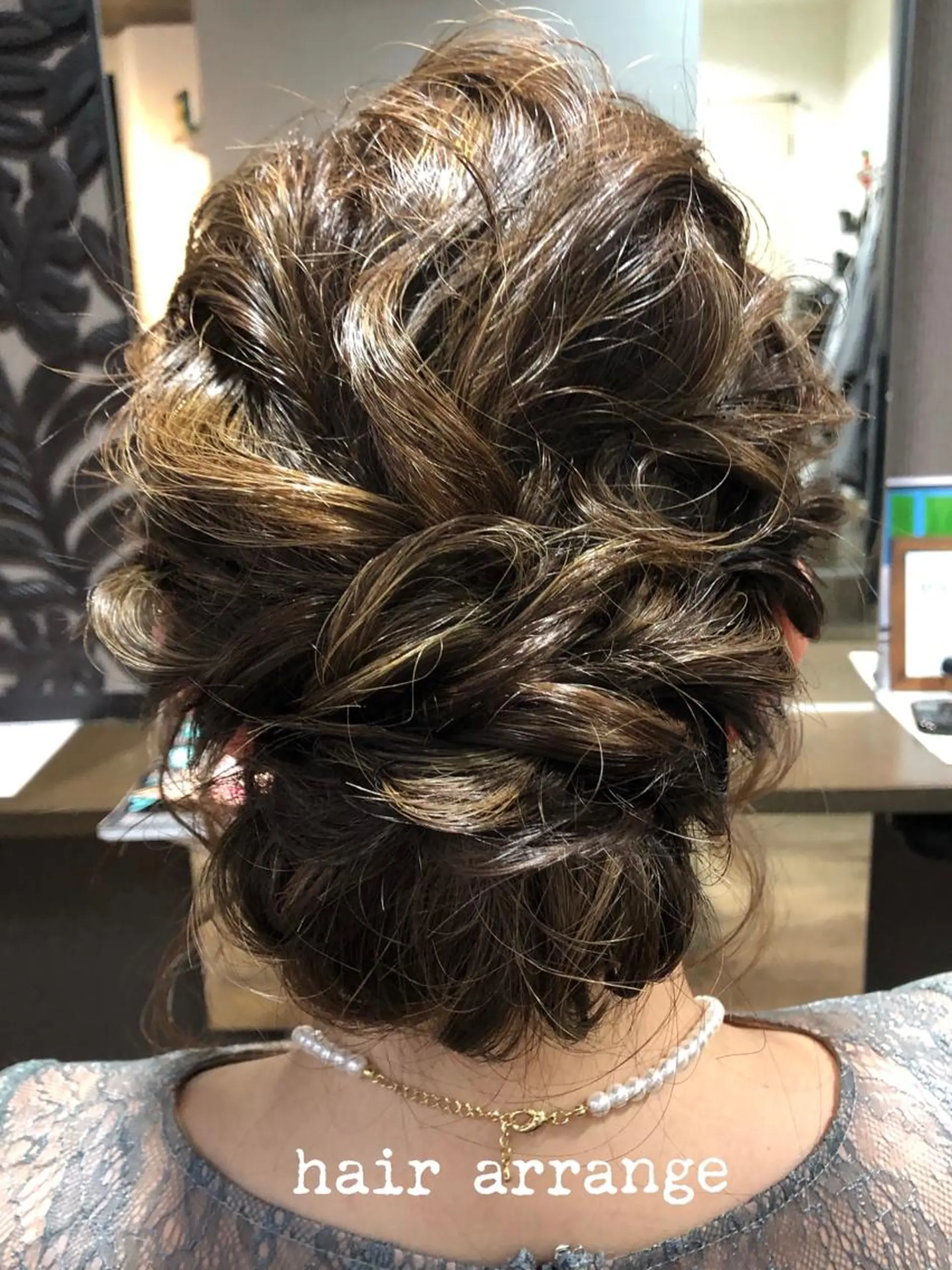 ロング ヘアアレンジ ヘアセット pep所属・pep natsumiのヘアスタイル