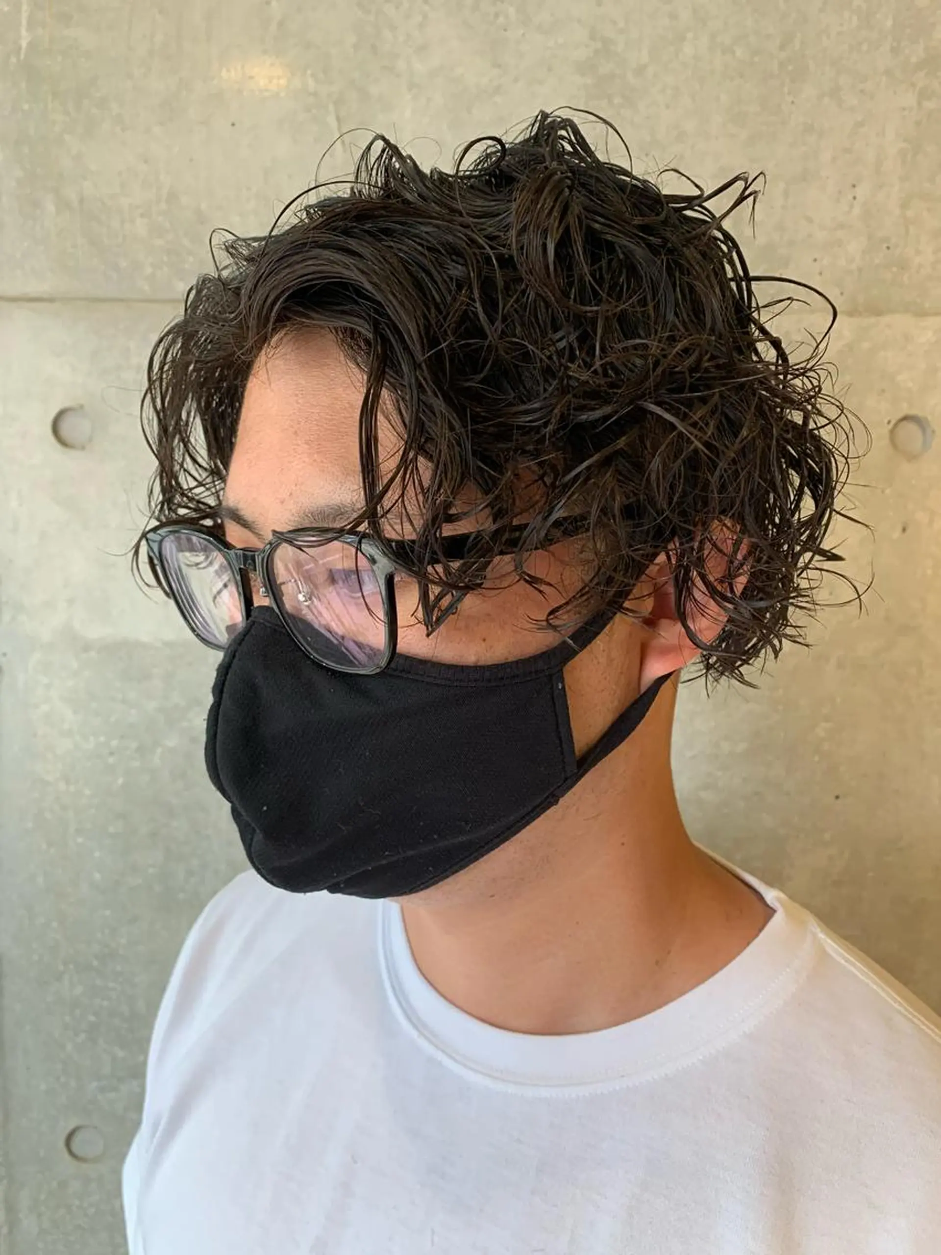 パーマ メンズ メンズパーマ スパイラルパーマ カット パーマ Produce with SALON VILLAGE所属・メッシュパーマ職人/ 窪田 優也/ツイスパのヘアスタイル