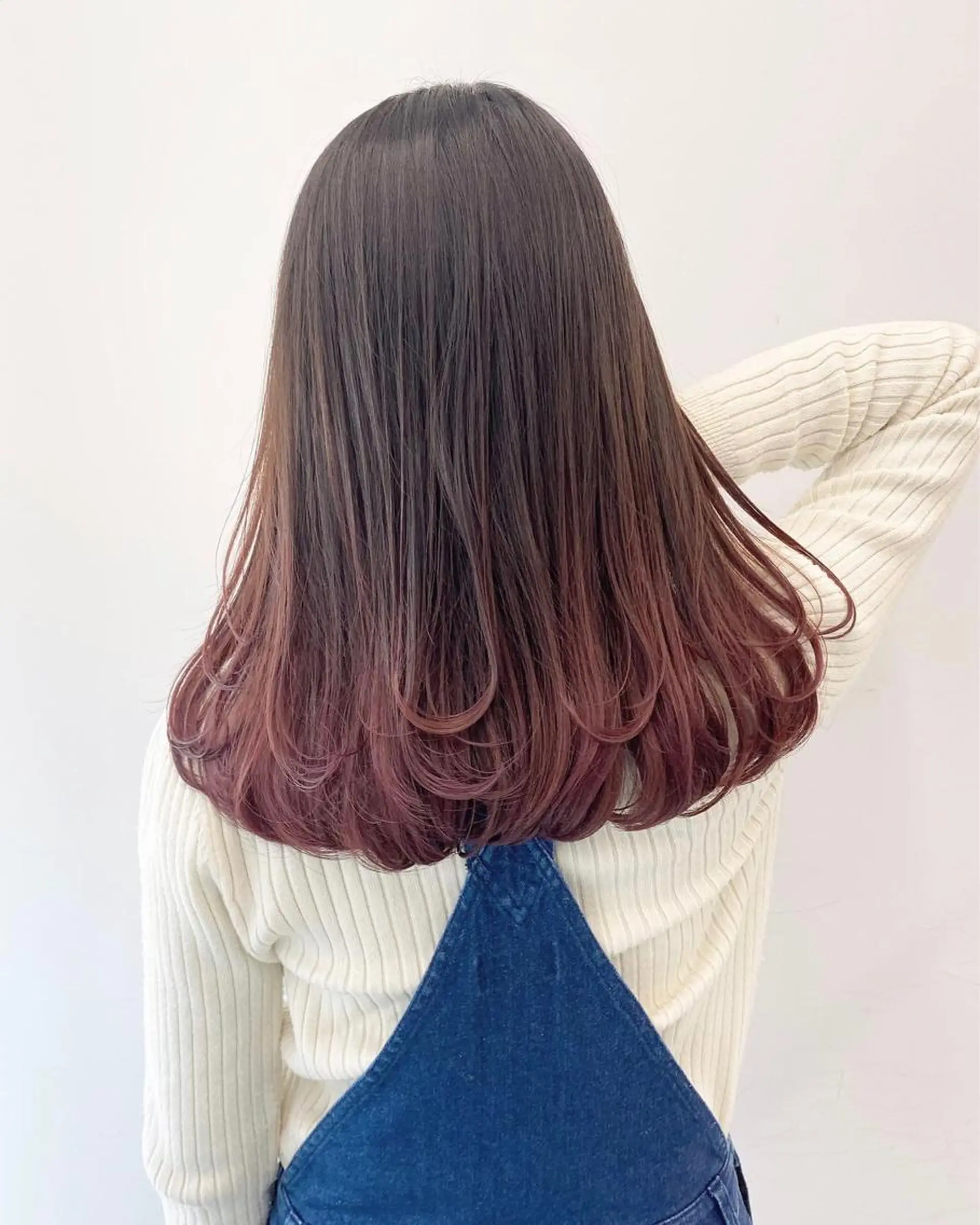 セミロング カラー パーマ ヘアアレンジ 【公式】amble luxe池袋東口🩷のヘアスタイル