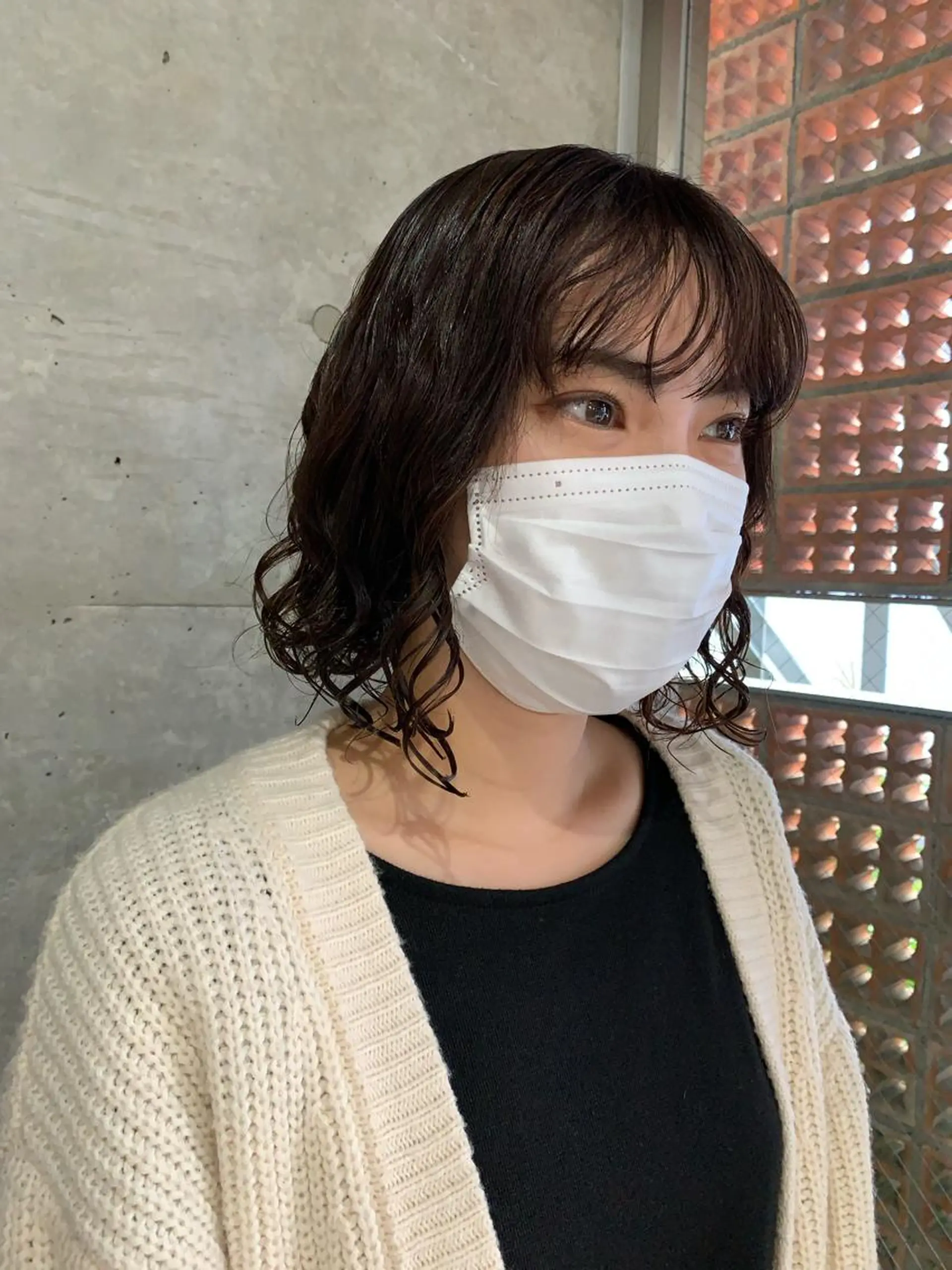 パーマ ボブパーマコテ巻き風 パーマNo1深江秀平のヘアスタイル