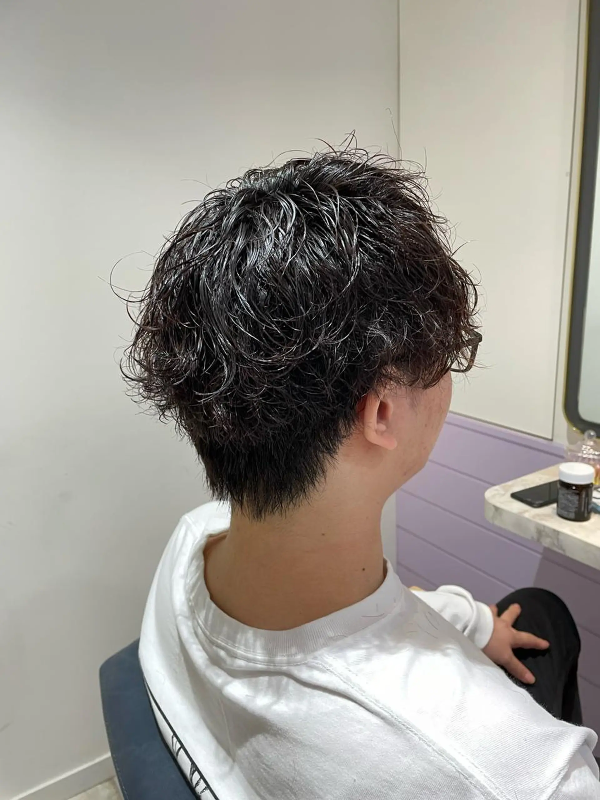 ショート カラー パーマ ハイライトカラー ハイトーンカラー ハイライト 韓国風ヘア ショートヘア 髪質改善/縮毛矯正 ボブ/Ryuseiのヘアスタイル