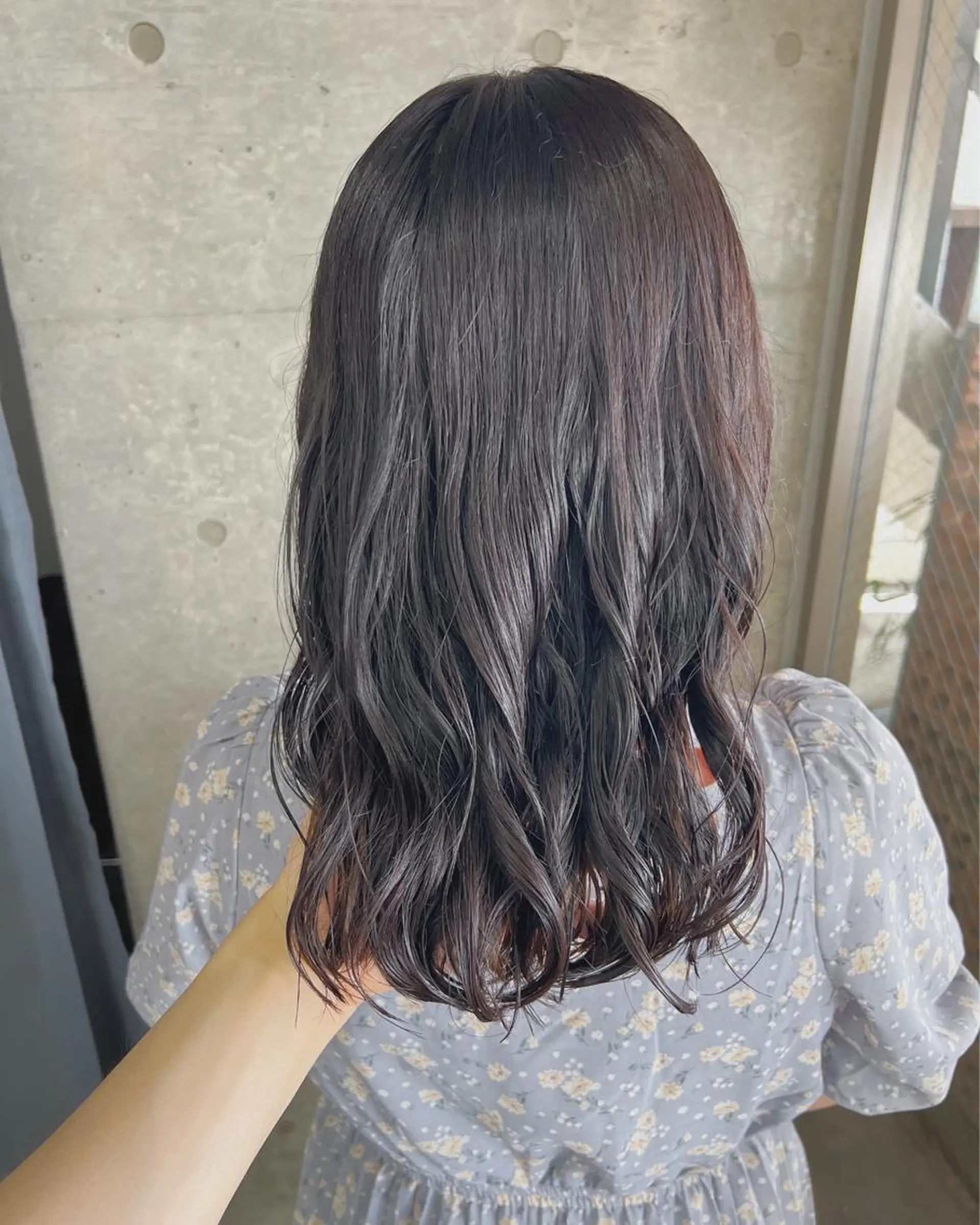 ミディアム パーマ ボブパーマコテ巻き風 パーマNo1深江秀平のヘアスタイル