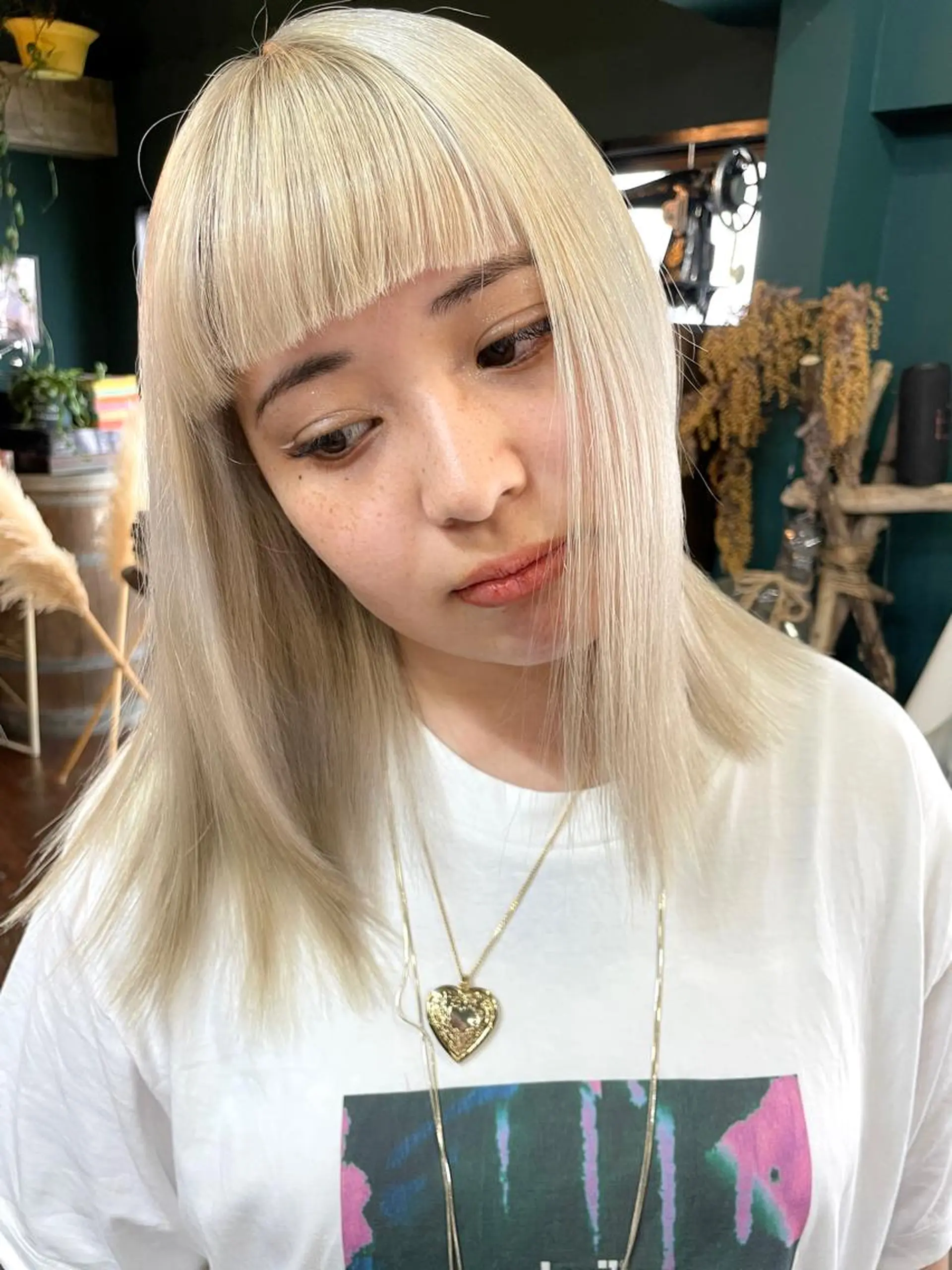 セミロング カット ヘアカラー トリートメント vivre libre所属・vivre libreのヘアスタイル