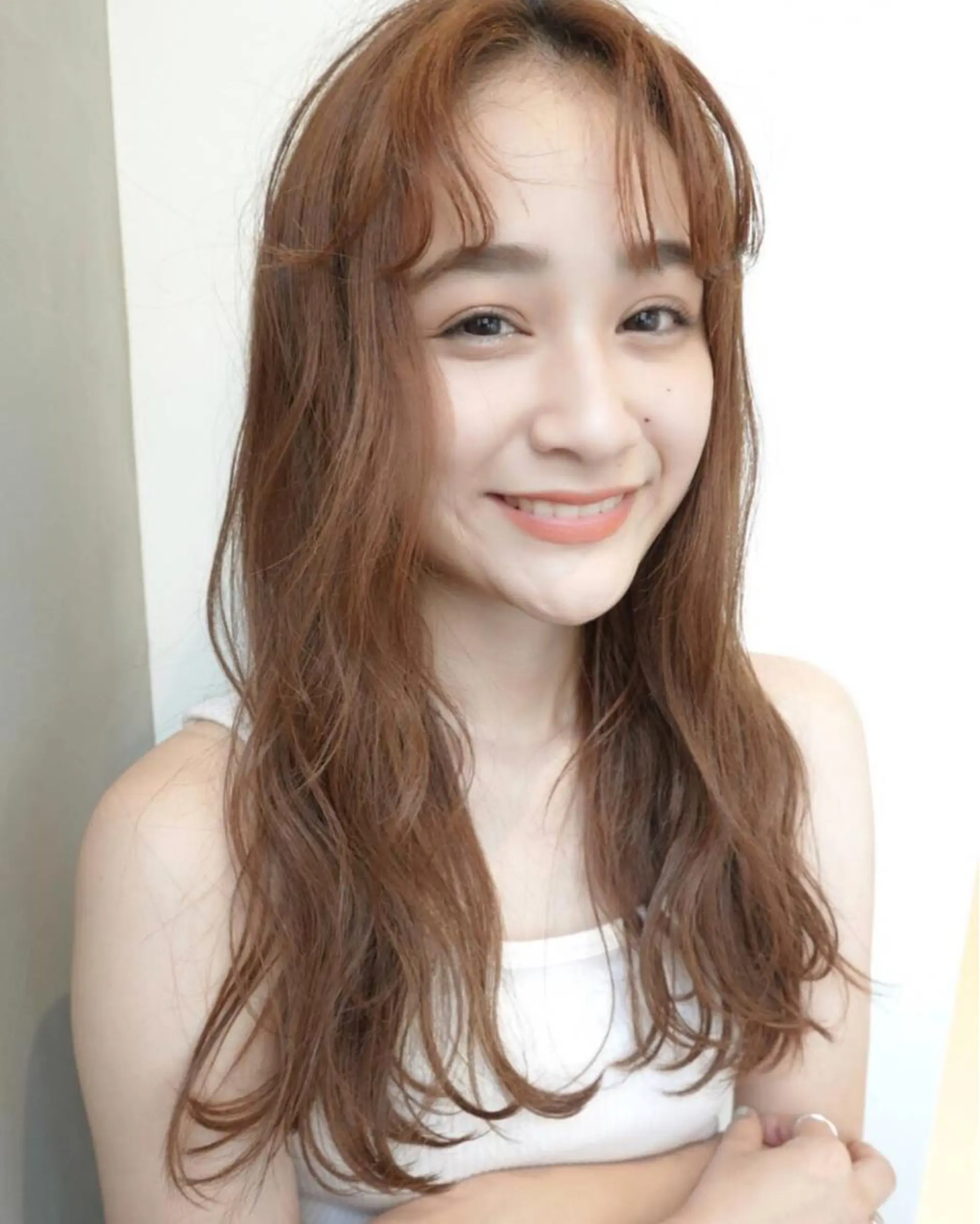 ロング カラー 遠藤 眞実のヘアスタイル