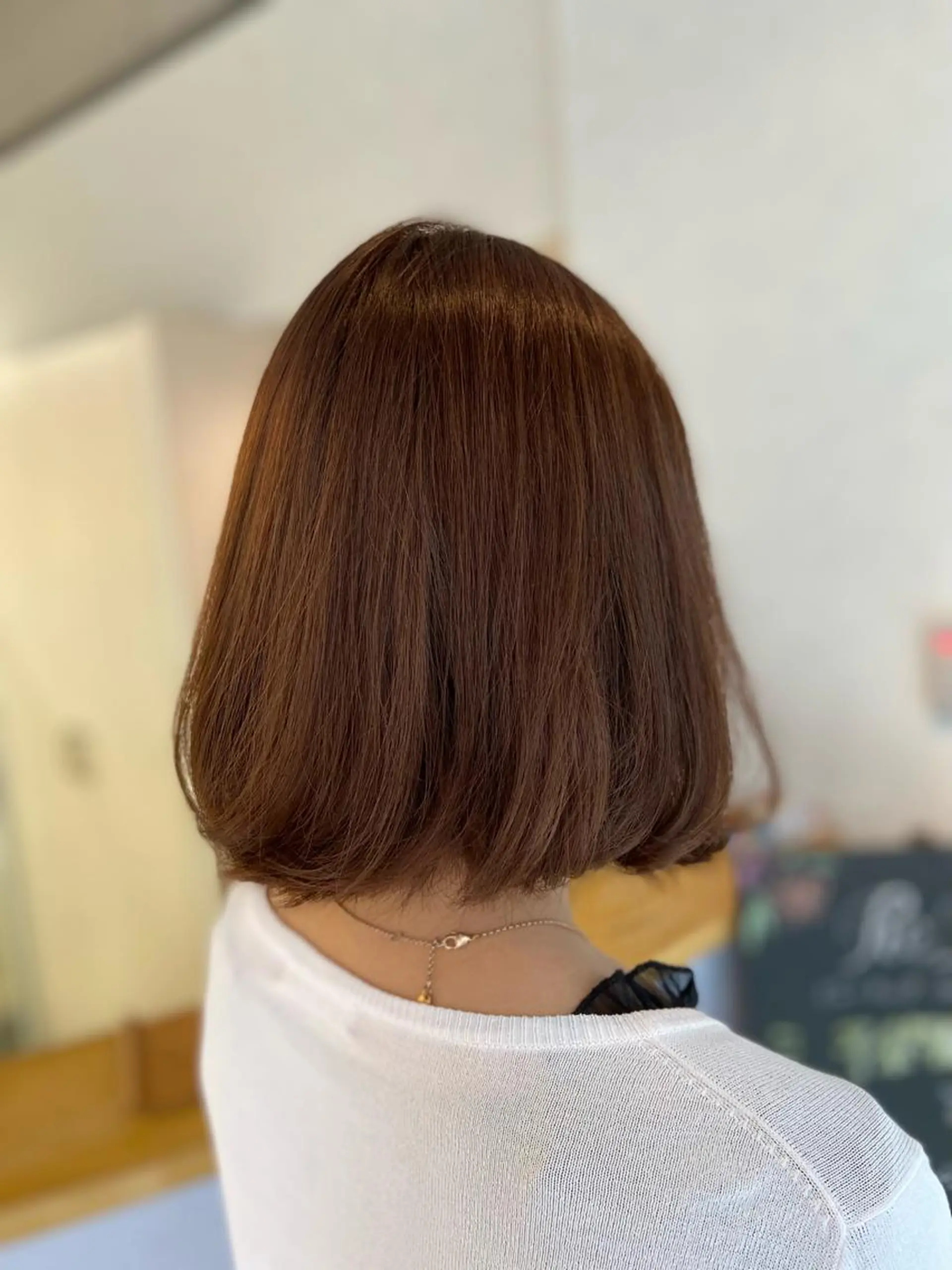 ミディアム カラー ブラウンカラー ショコラブラウン ヘアカラー トリートメント 菊地 美憂のヘアスタイル