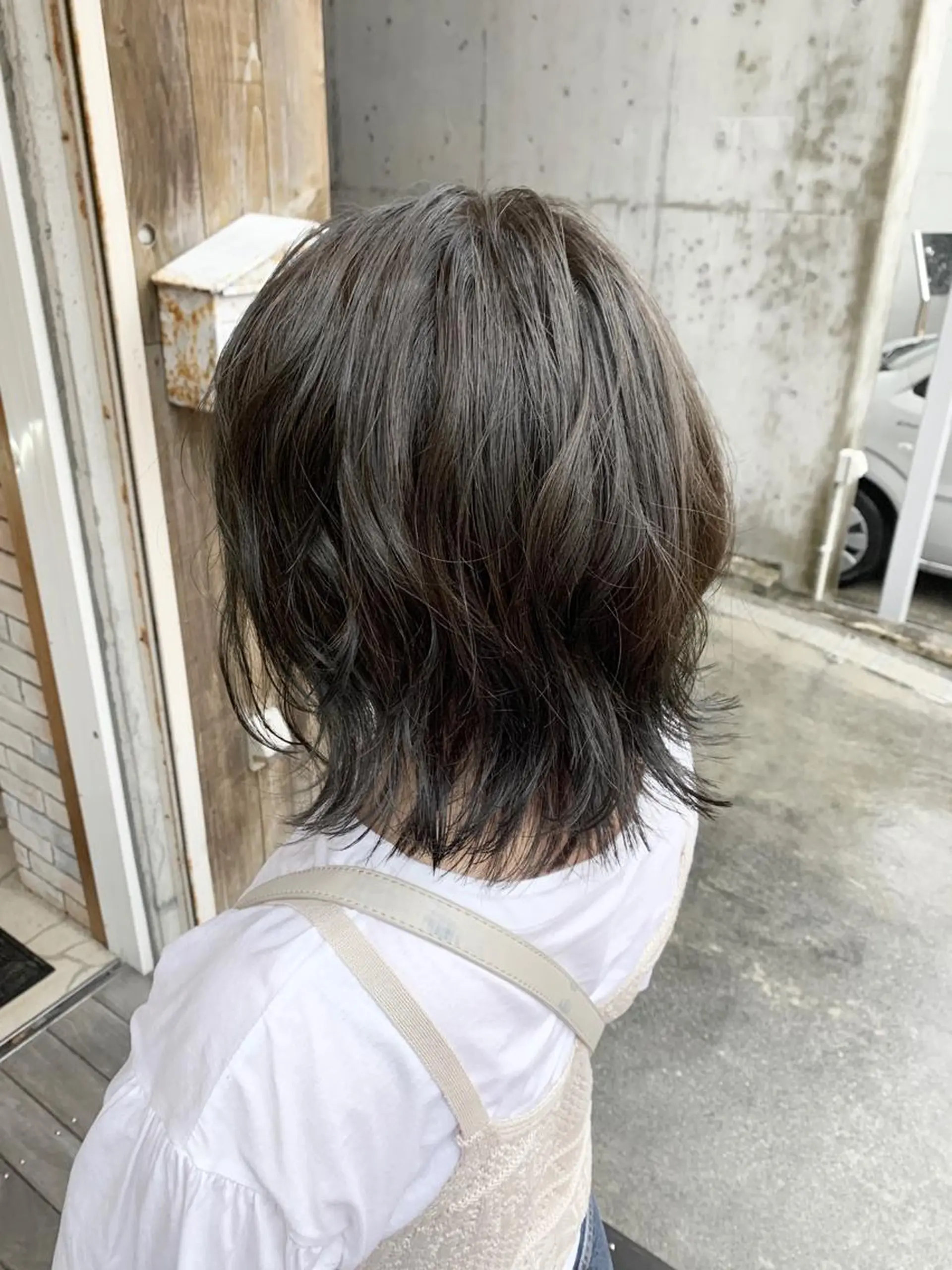 ミディアム カラー ヘアアレンジ VIM hairおもろまち店のヘアスタイル