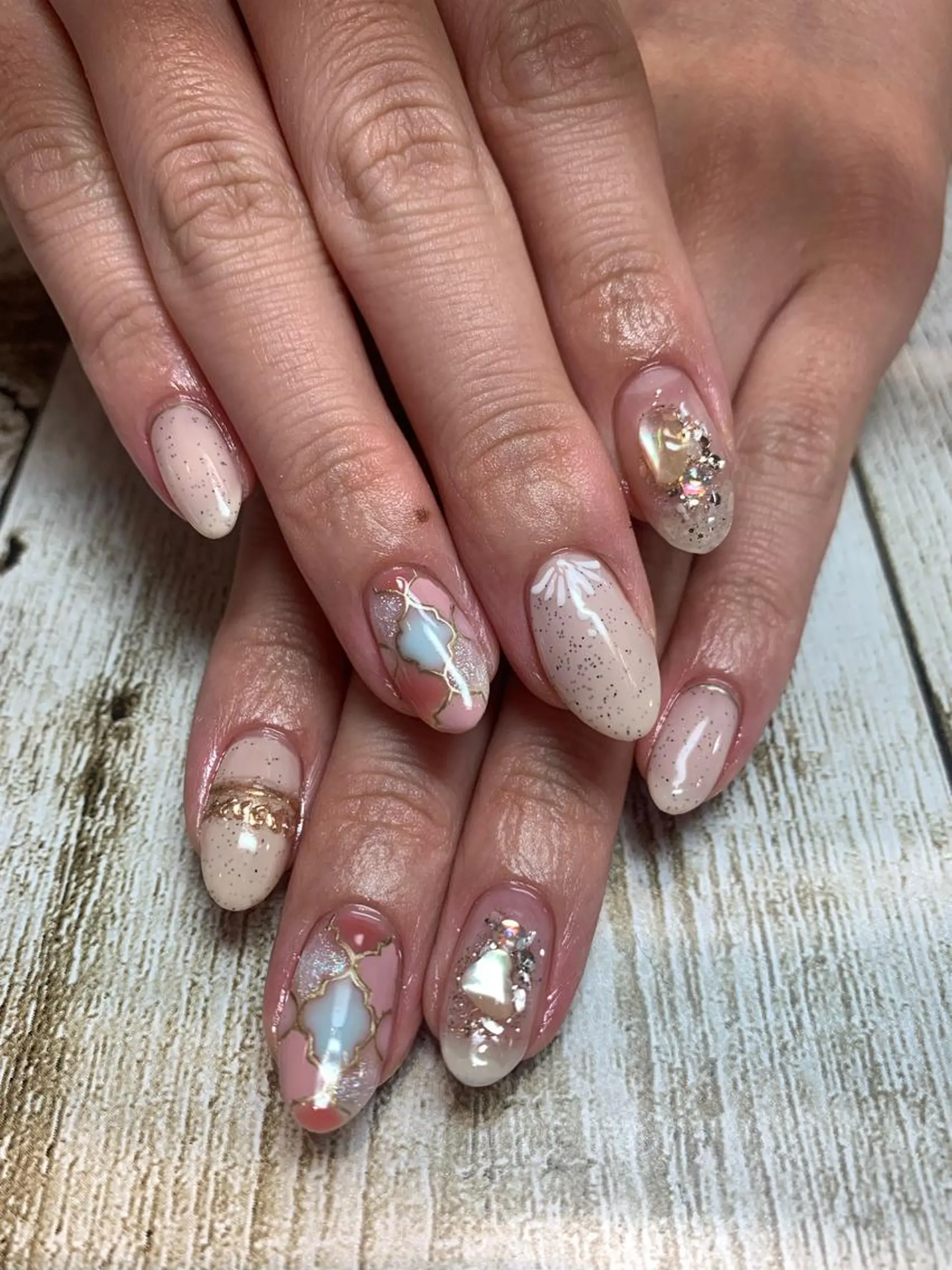 ネイル ハンドネイル imymemine所属・渡邊 束紗のネイルデザイン