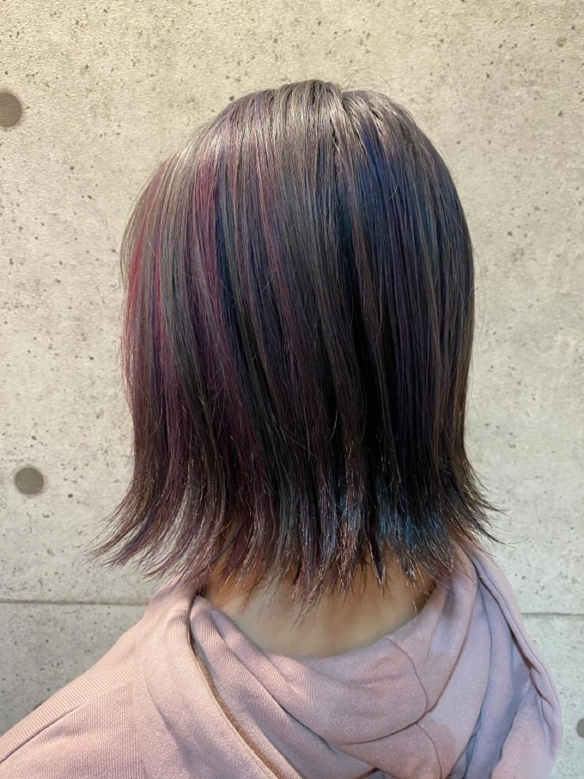 ミディアム カラー ユニコーンカラー カット ヘアカラー トリートメント more栄矢場町店所属・⚡️デザインカラー ⚡️豊住 光輝のヘアスタイル