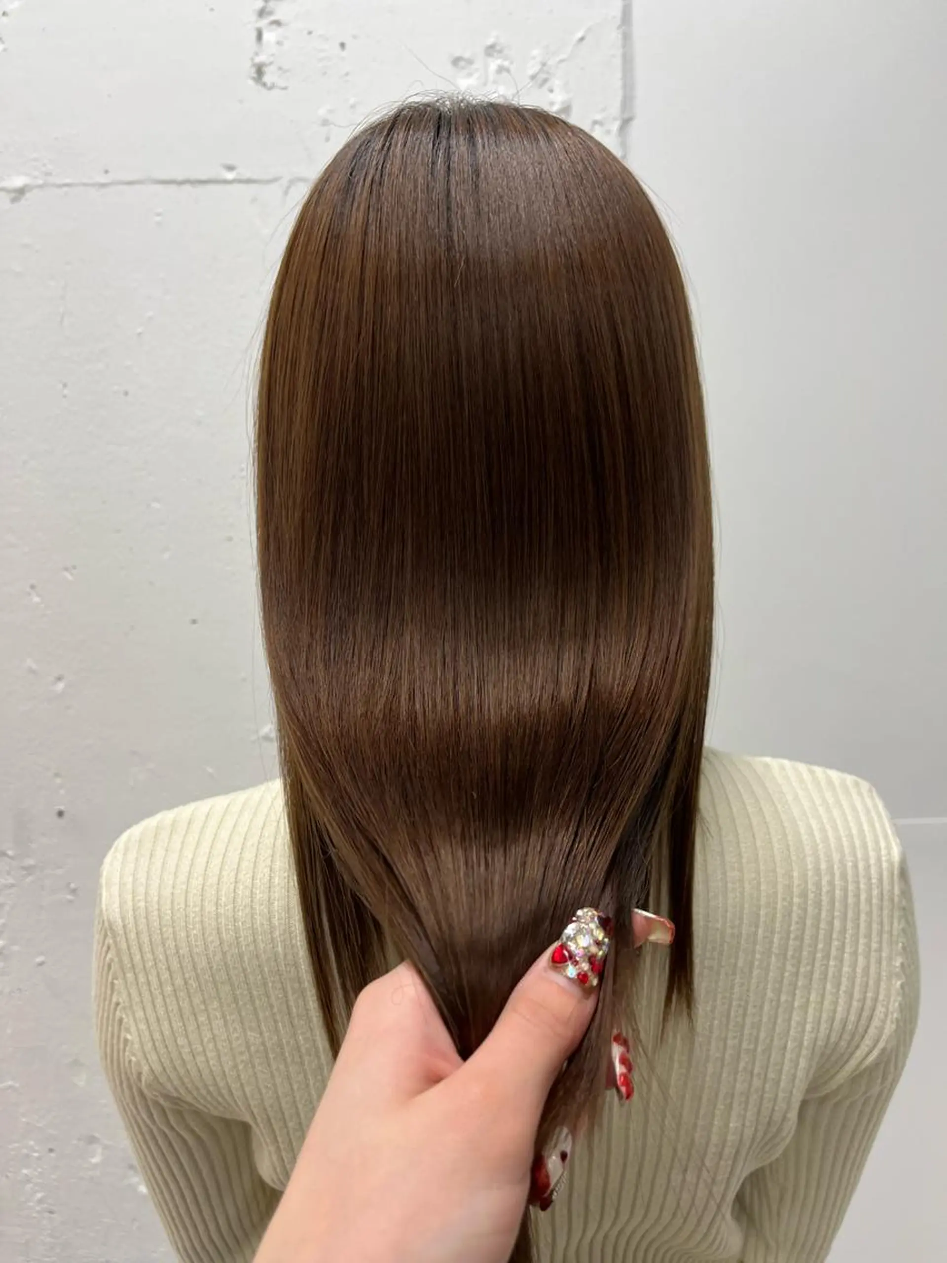 ロング 髪質改善/縮毛矯正 艶カラー/珠聡のヘアスタイル