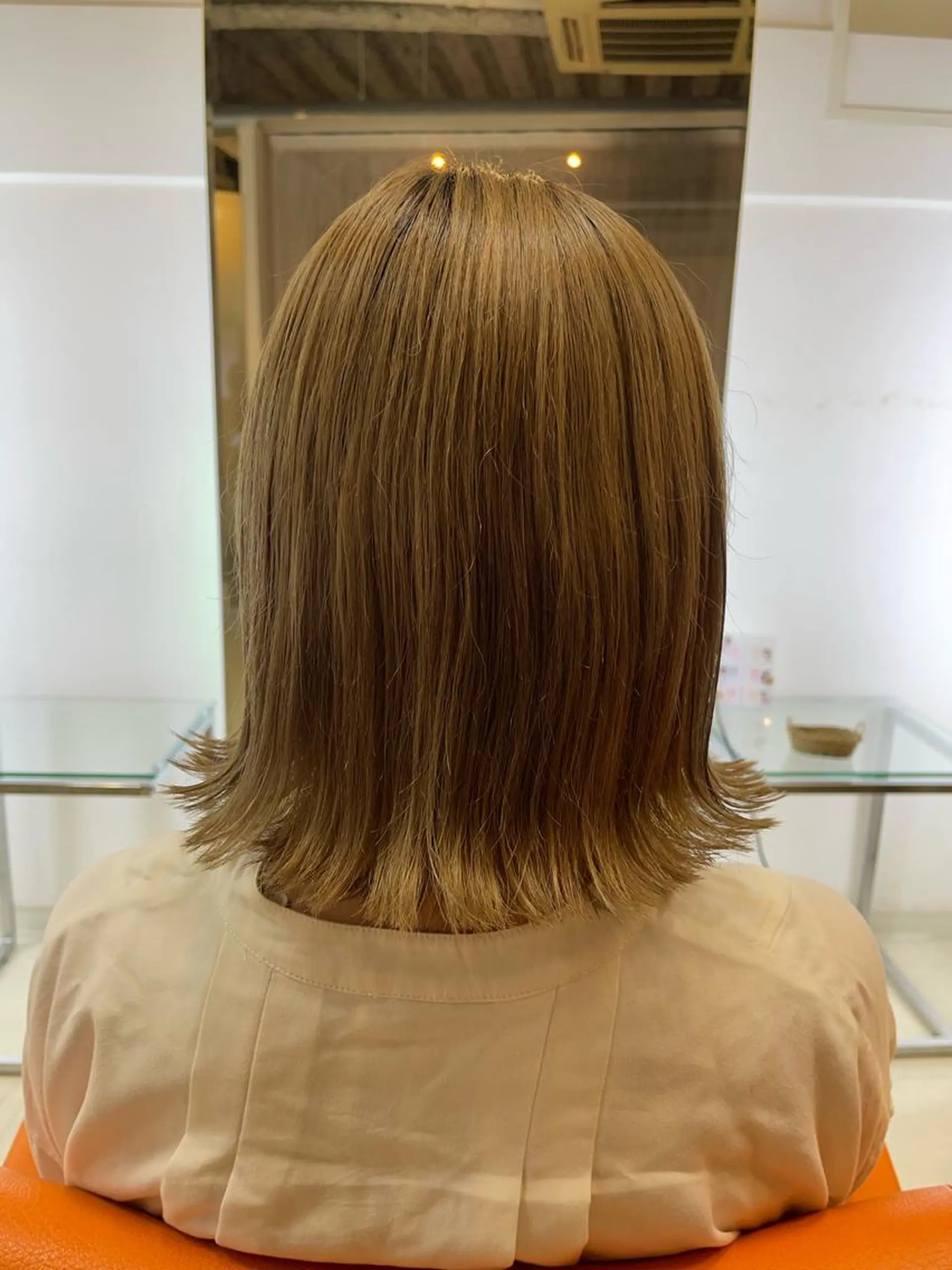 ショート カラー ヘアアレンジ ラシェンテ居留地所属・鶴﨑 美優亜のヘアスタイル