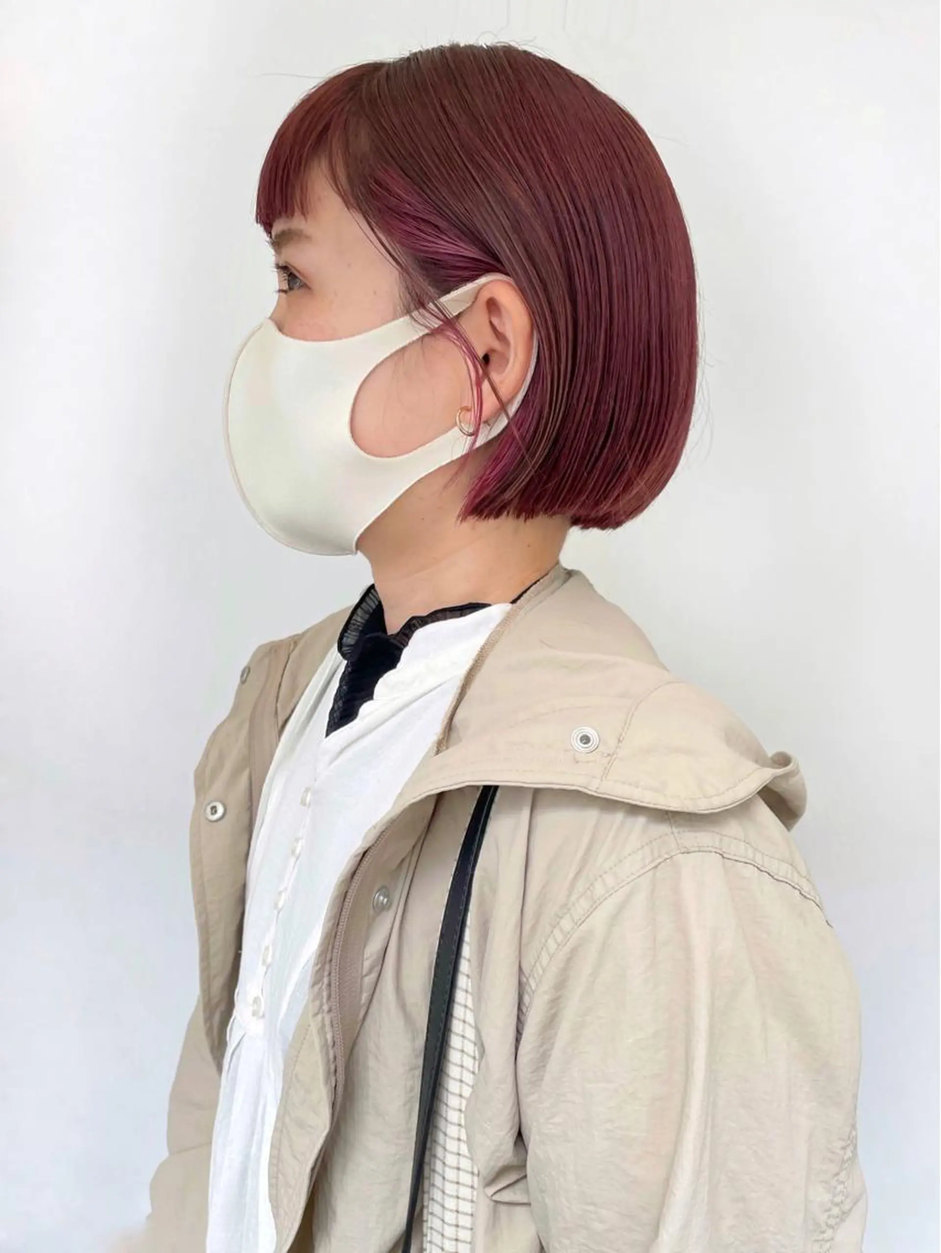 ショート カラー ヘアアレンジ カット ヘアカラー トリートメント ヘアセット 南堀江 möwen ( メーヴェ )所属・mowen RUIのヘアスタイル