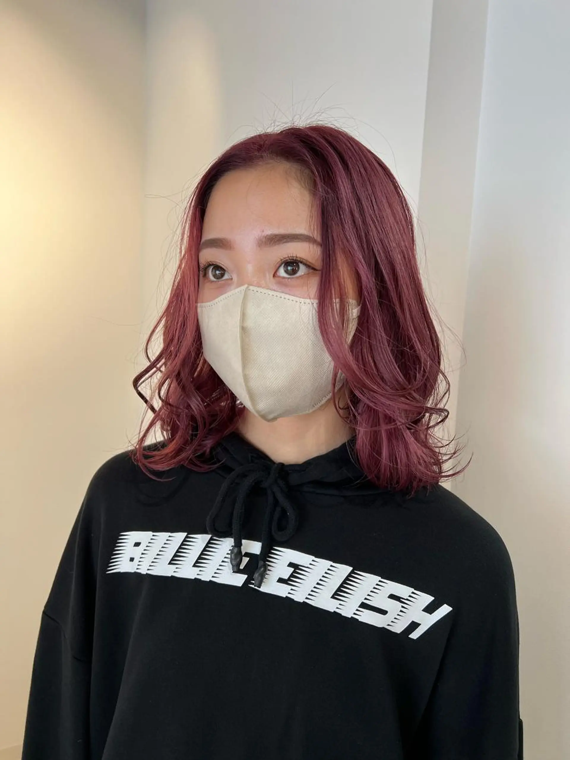 ミディアム VISION 巻幡野花のヘアスタイル