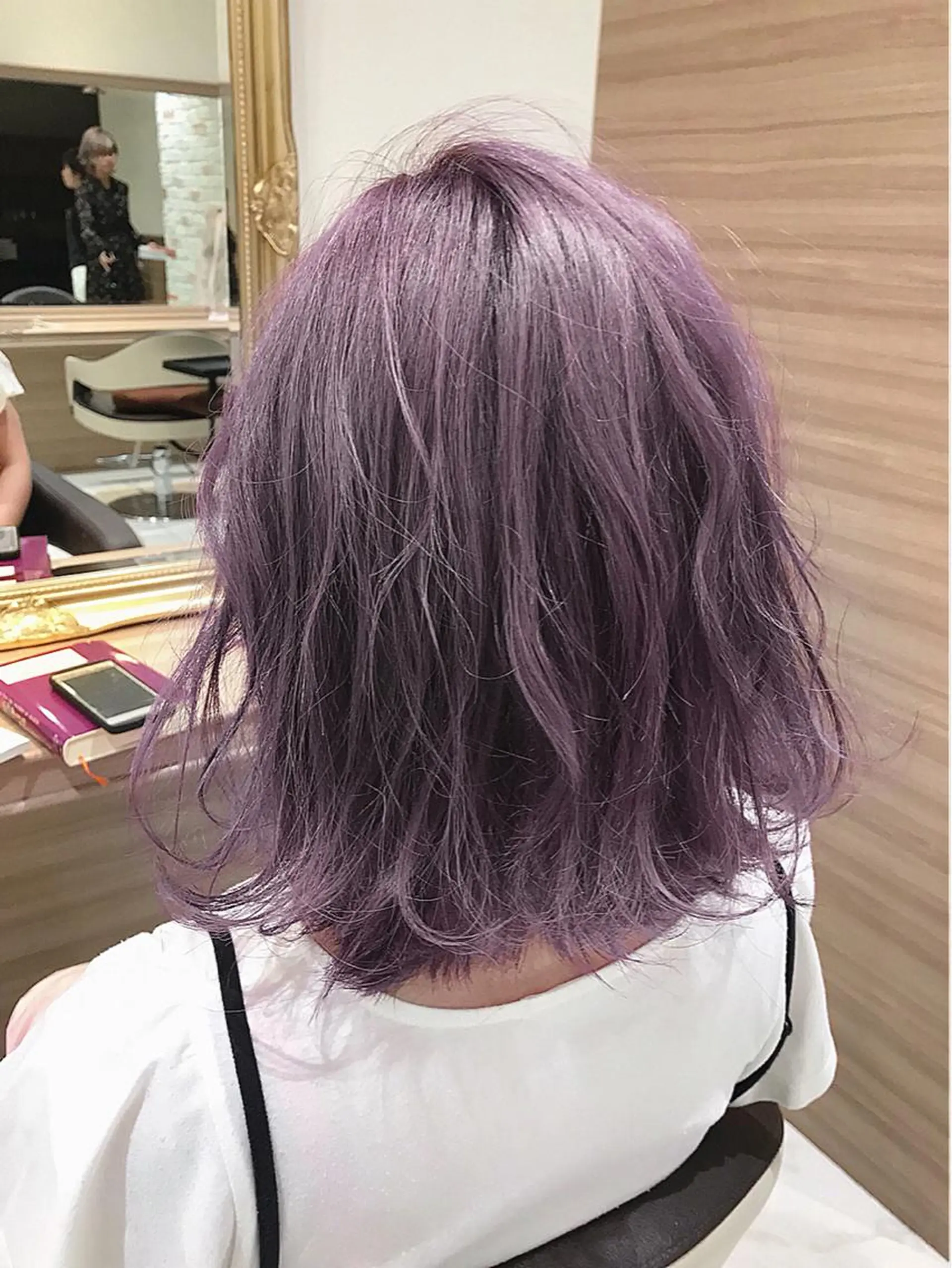 ミディアム カット ヘアカラー 新宿 木下拓哉のヘアスタイル