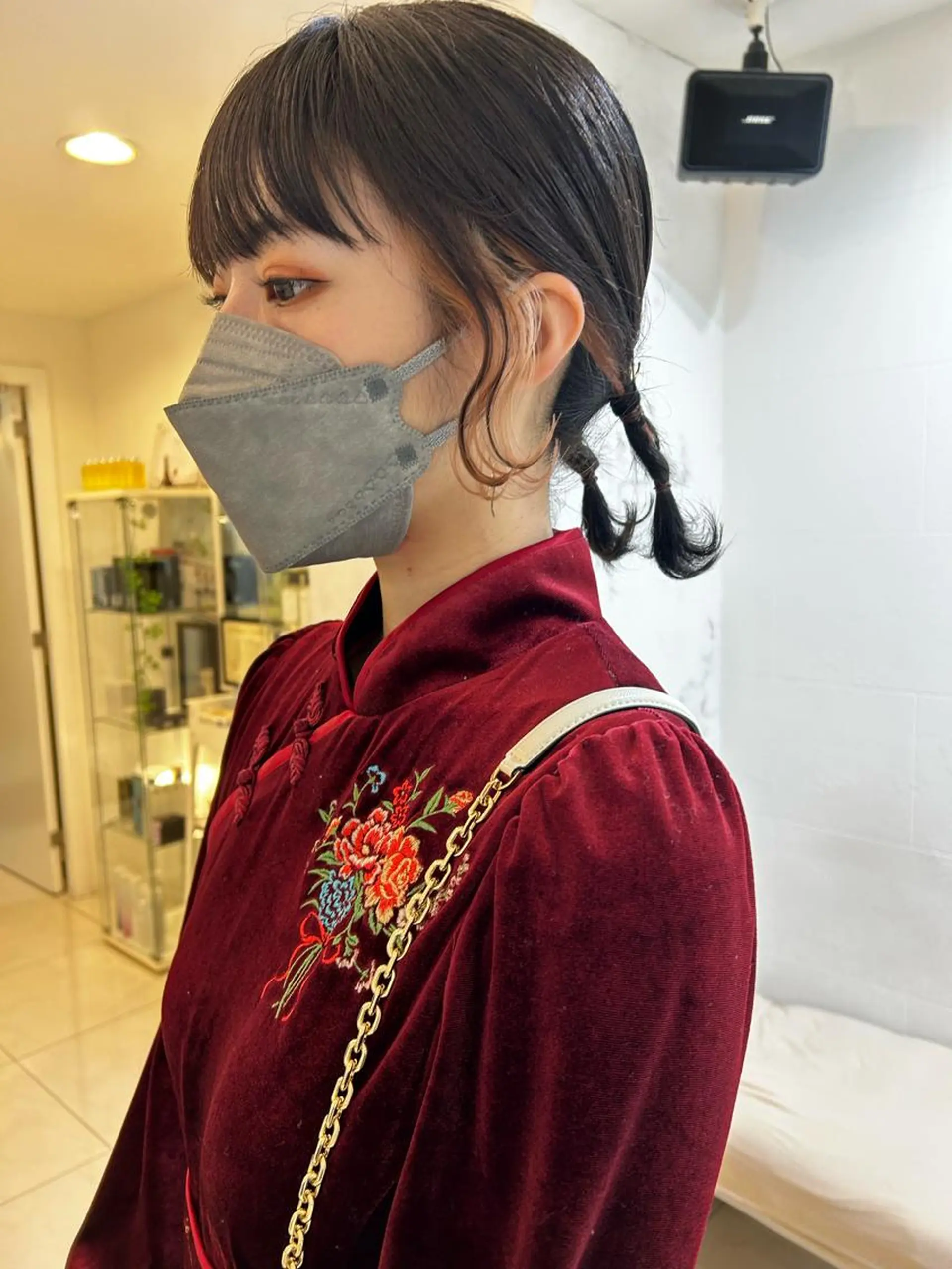 ミディアム カラー ヘアアレンジ マツエク・マツパ アイブロウ ウルフカット ヘアセット Noah's　Ark所属・透明感カラー🫧ヘア セット🫧松本菜月の眉毛・アイブロウイメージ