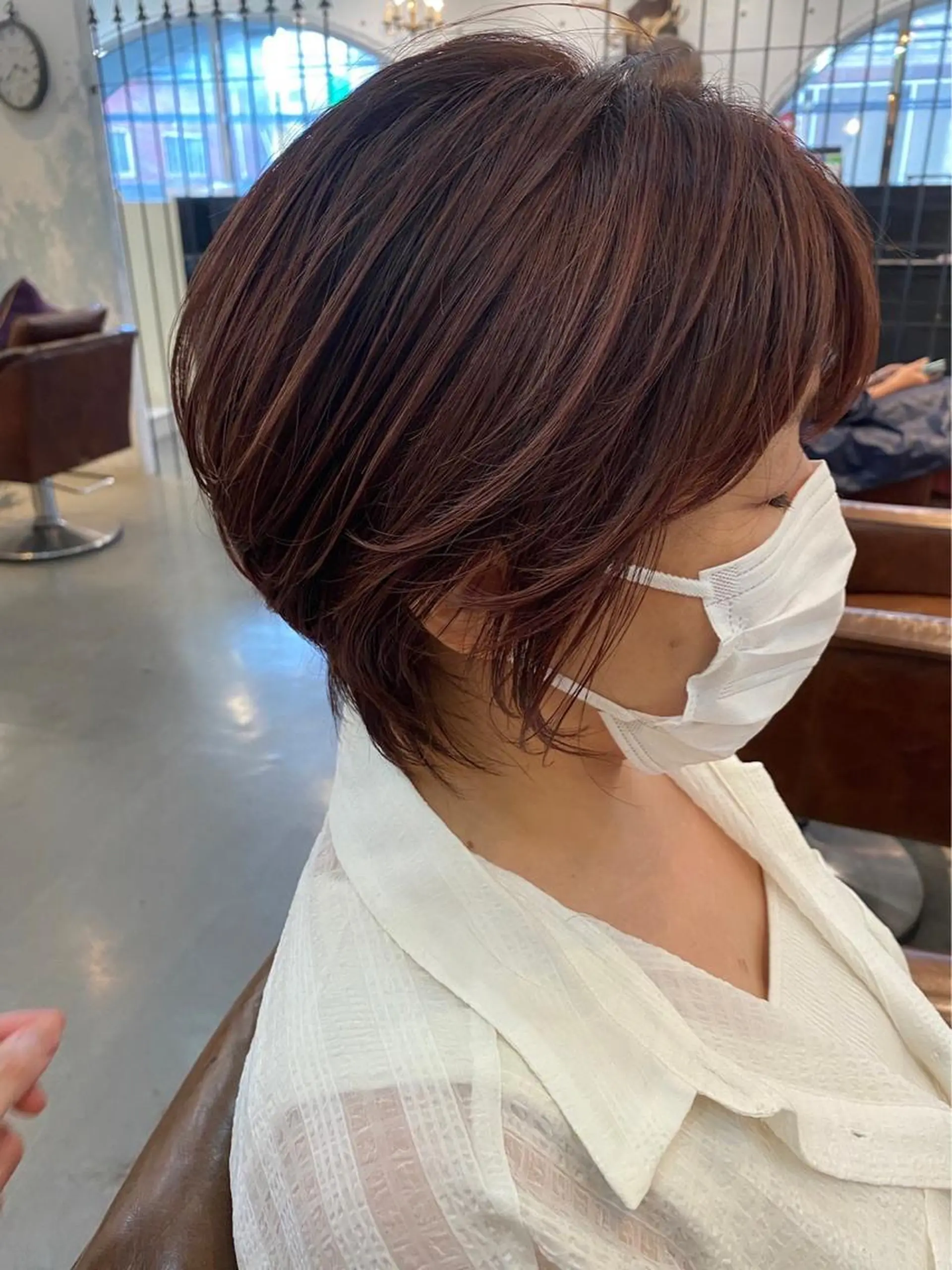 ショート カラーが上手い 辻悠月のヘアスタイル