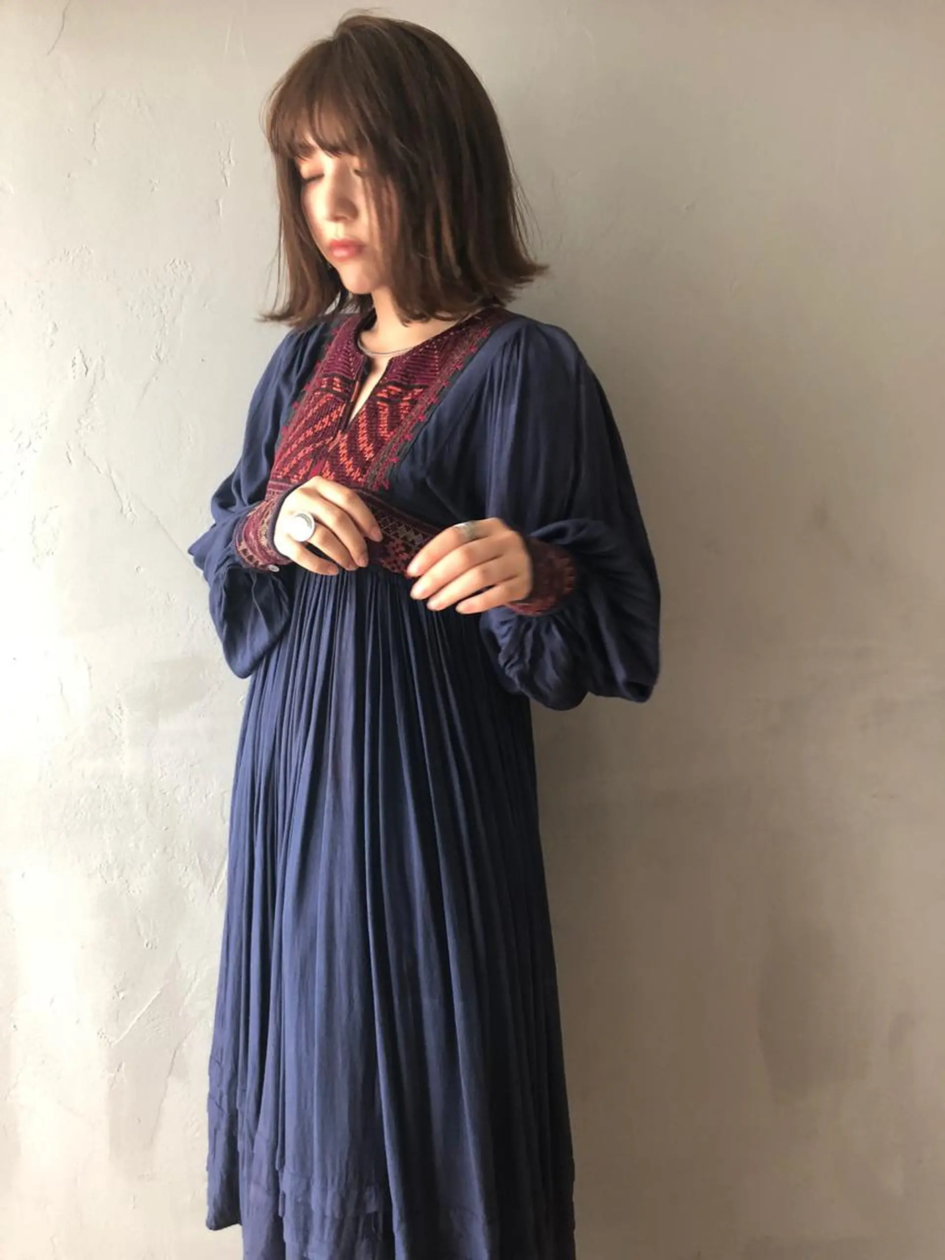 ミディアム カラー IVORY.所属・🟩白髪ぼかし/ボブ /ショートヘア/大司のヘアスタイル