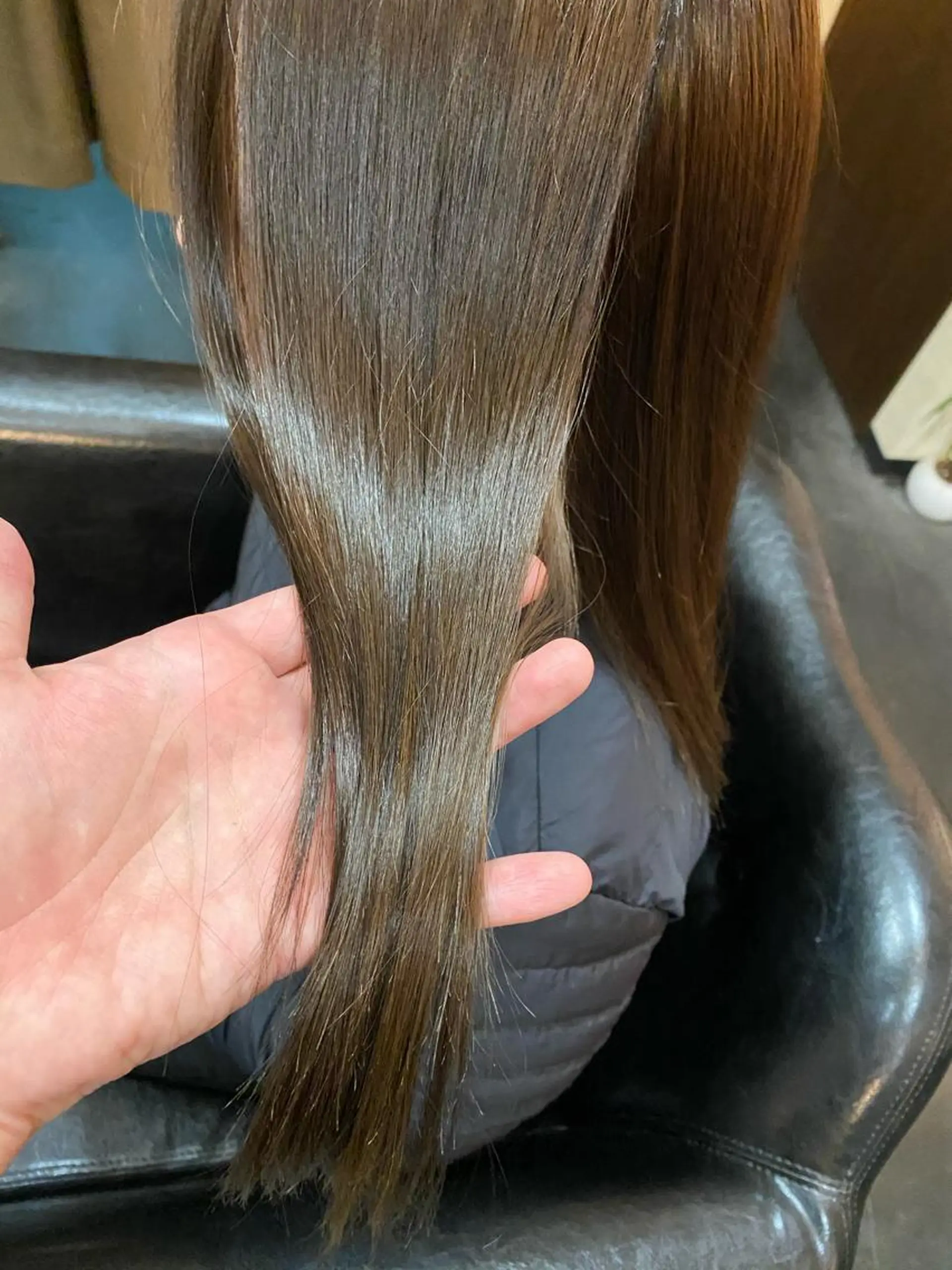 ロング カラー ヘアカラー トリートメント ヌーベルヴァーグ所属・大野 桃果🐸のヘアスタイル