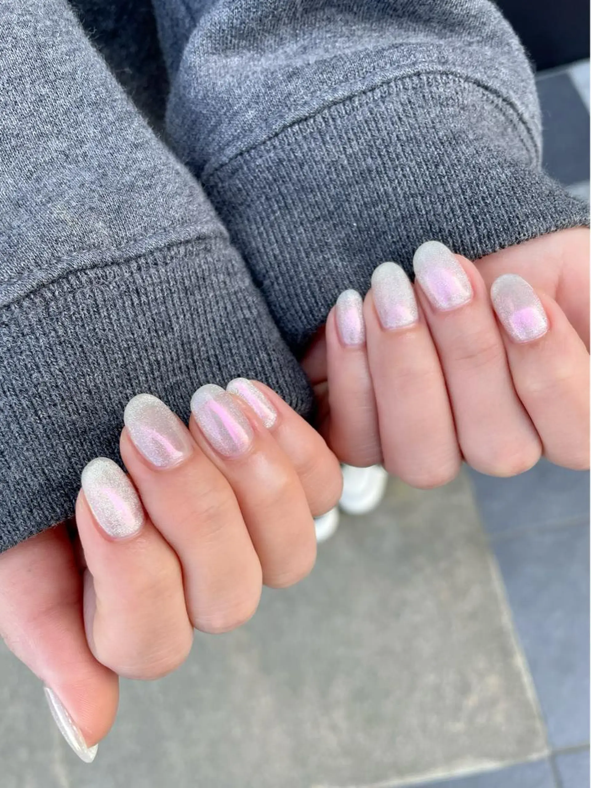 ネイル オーロラネイル ミラーネイル Stella nailsのネイルデザイン
