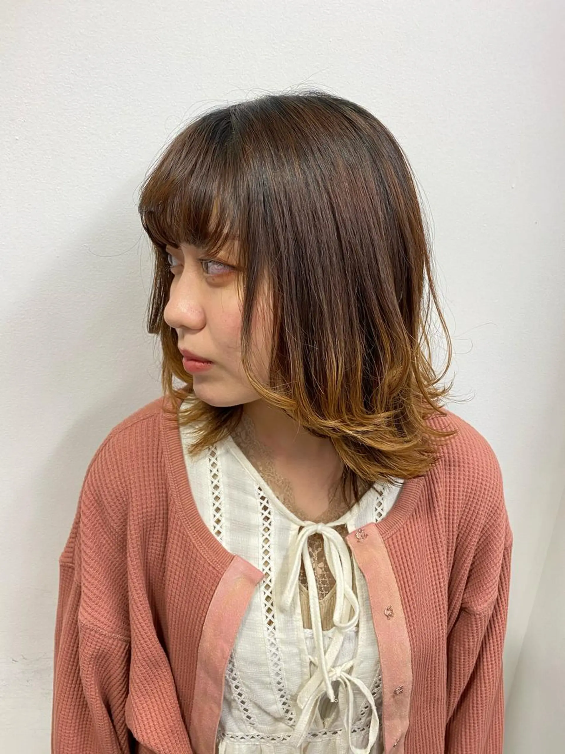 ミディアム ウルフカット grow所属・🧡YUKA🧡 渋谷/ﾌﾟﾙｴｸｽﾃのヘアスタイル
