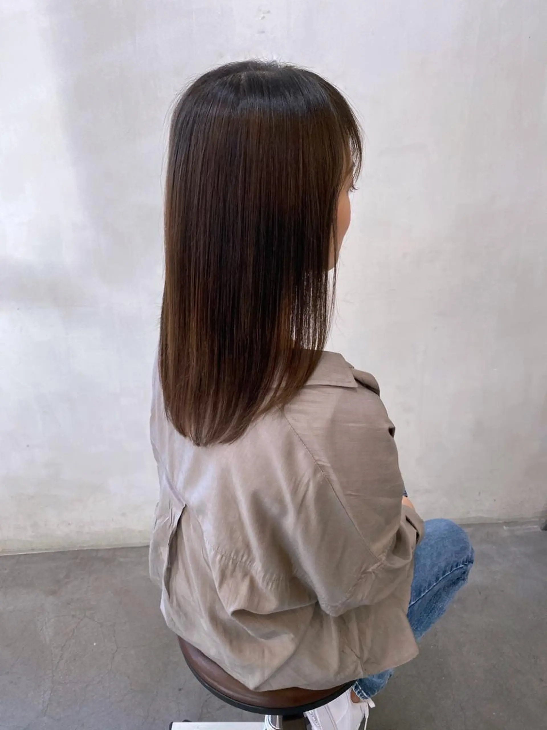 ロング 縮毛矯正 山中 大輝のヘアスタイル