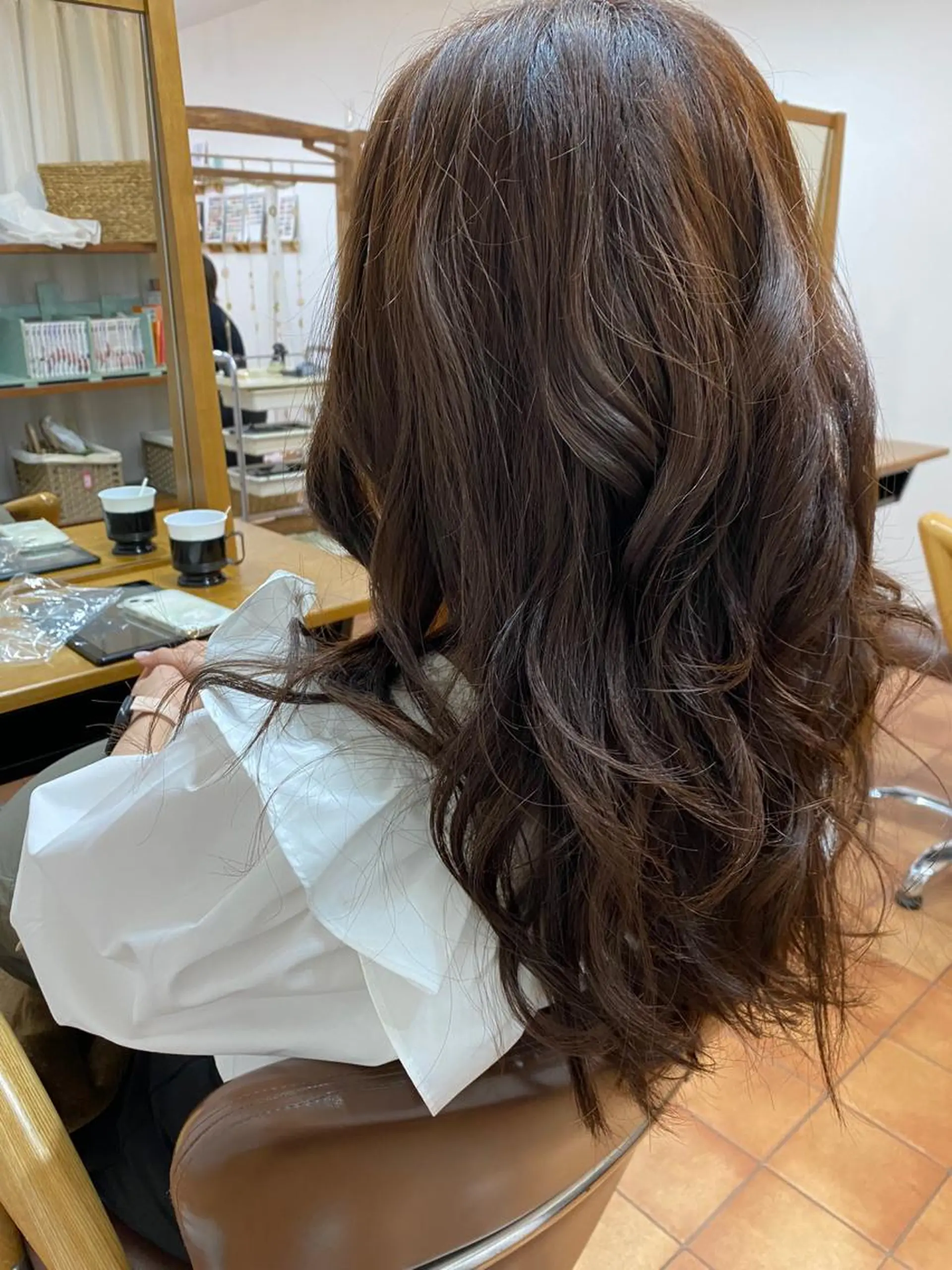 ロング カラー ブラウンカラー 神谷 知紀のヘアスタイル