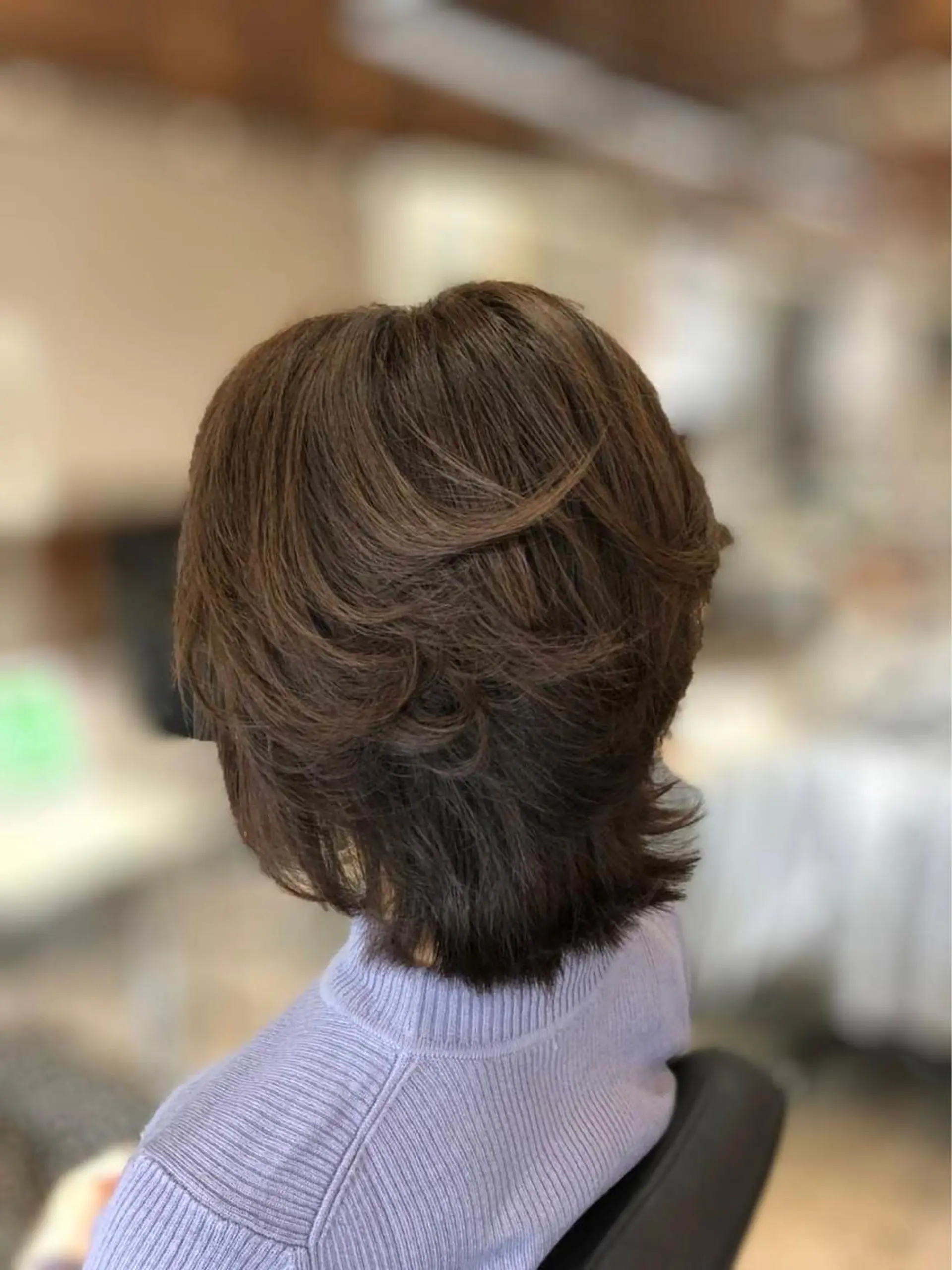 ショート ボブ レイヤーカット 寺田 ゆりのヘアスタイル