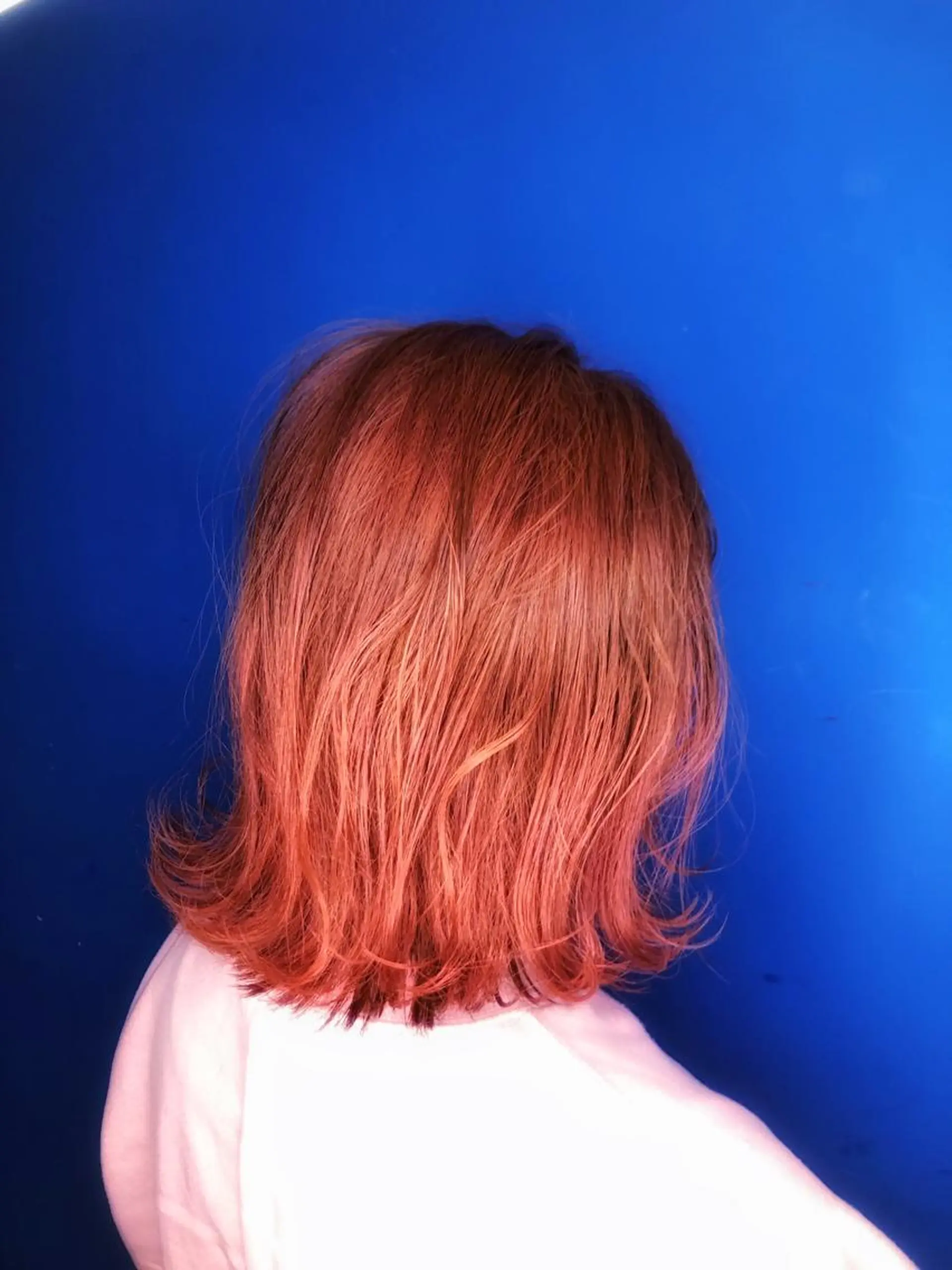 ミディアム カラー ブリーチ ケアブリーチ ピンクカラー ALLEN hair 京橋店のヘアスタイル