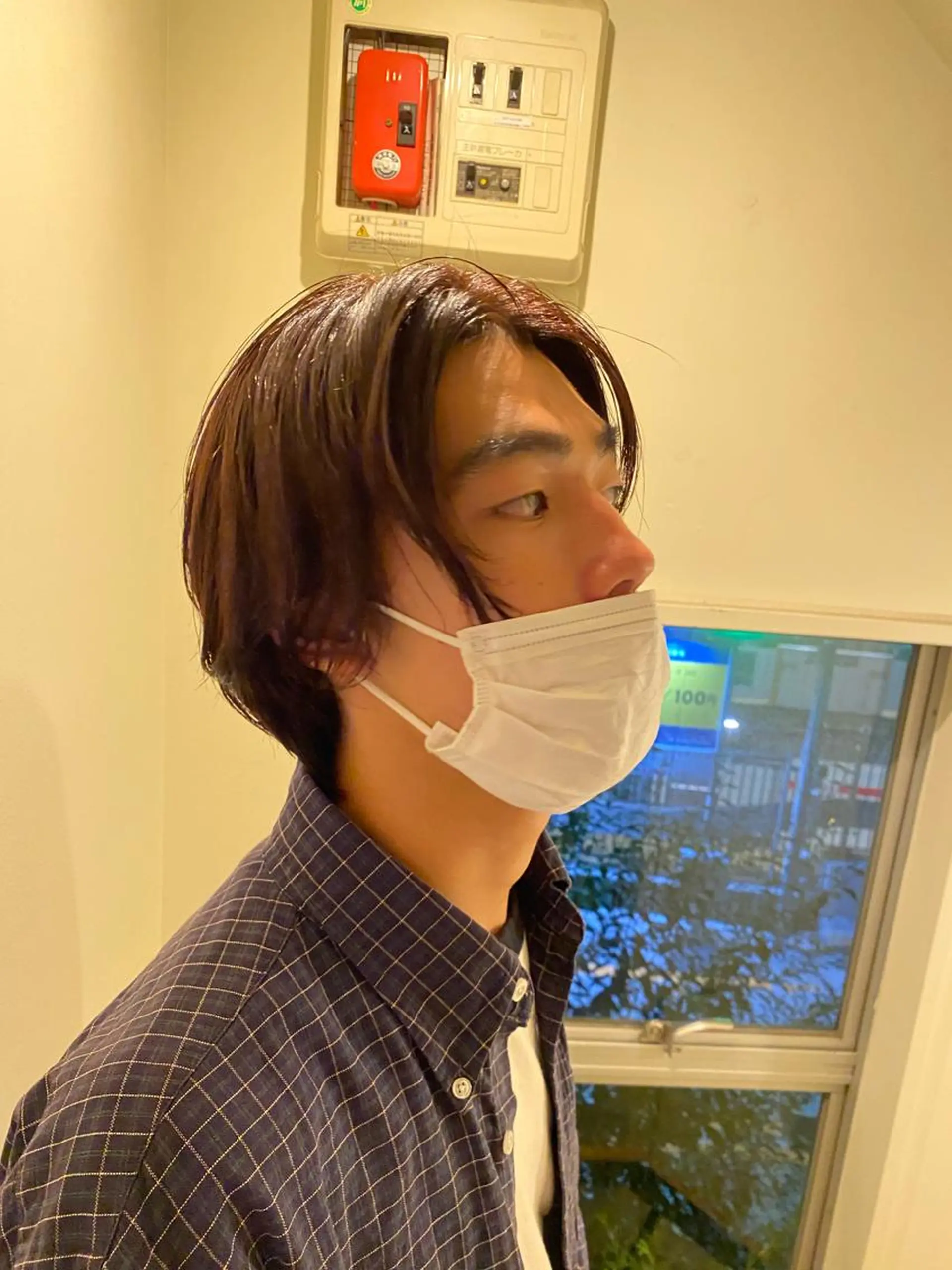 ショート カラー メンズ レッドカラー カット トリートメント ヘッドスパ ヘアセット 🦮shiori アイドルオタク🦮のヘアスタイル