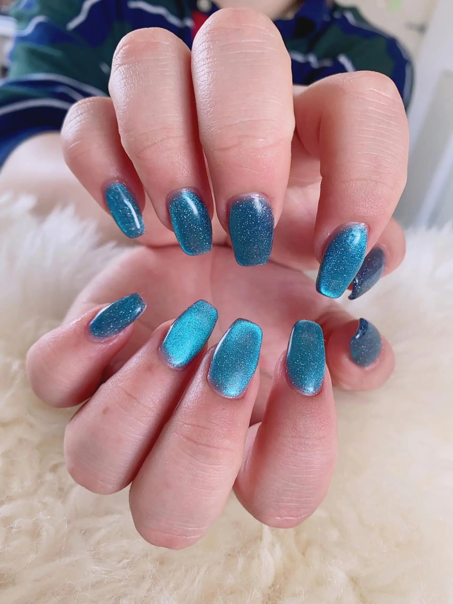 ロング ハンドネイル ハンドケア 💜MIYA nail川崎店のネイルデザイン