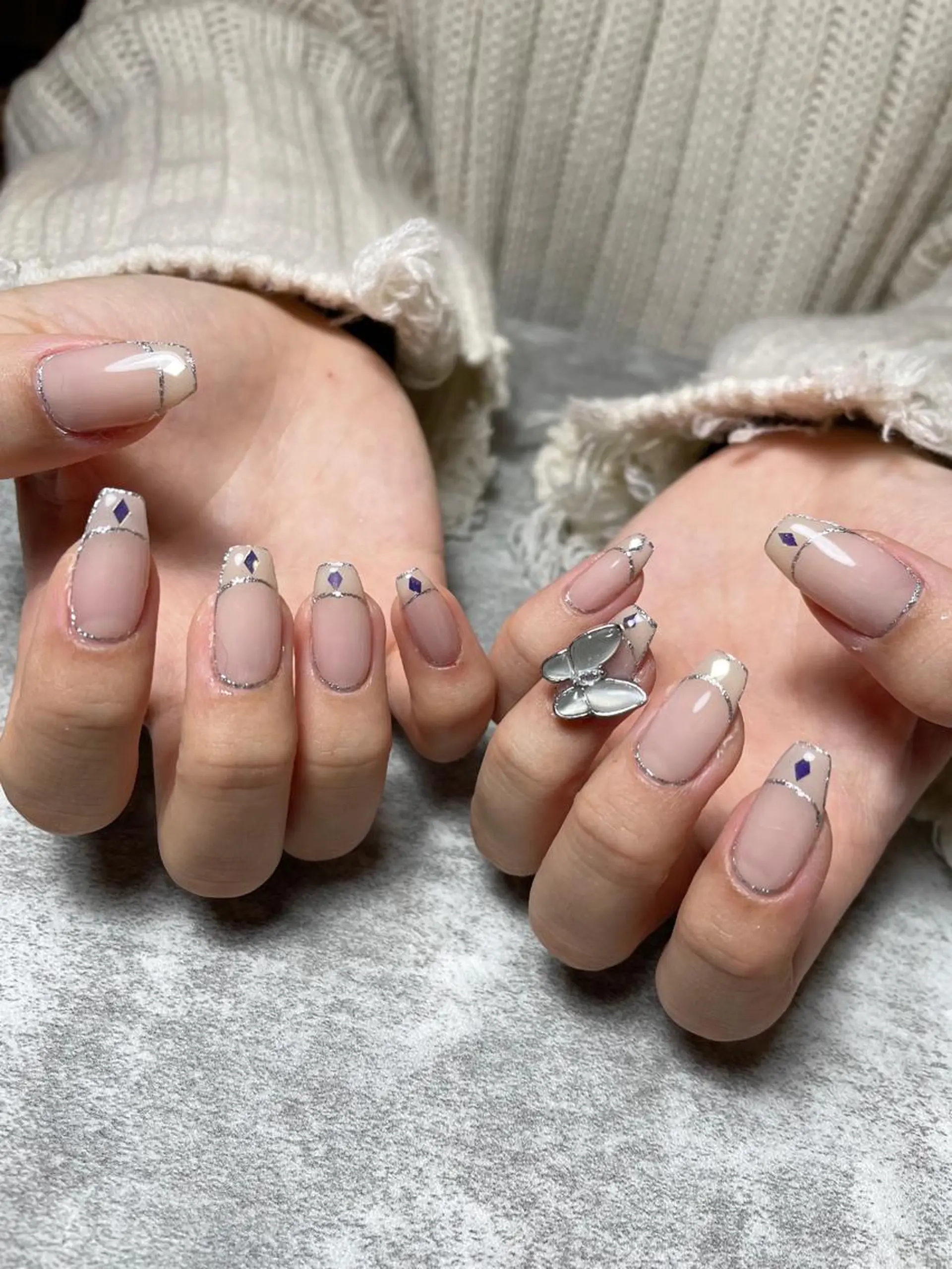 ネイル フレンチネイル ハンドネイル ma riのネイルデザイン