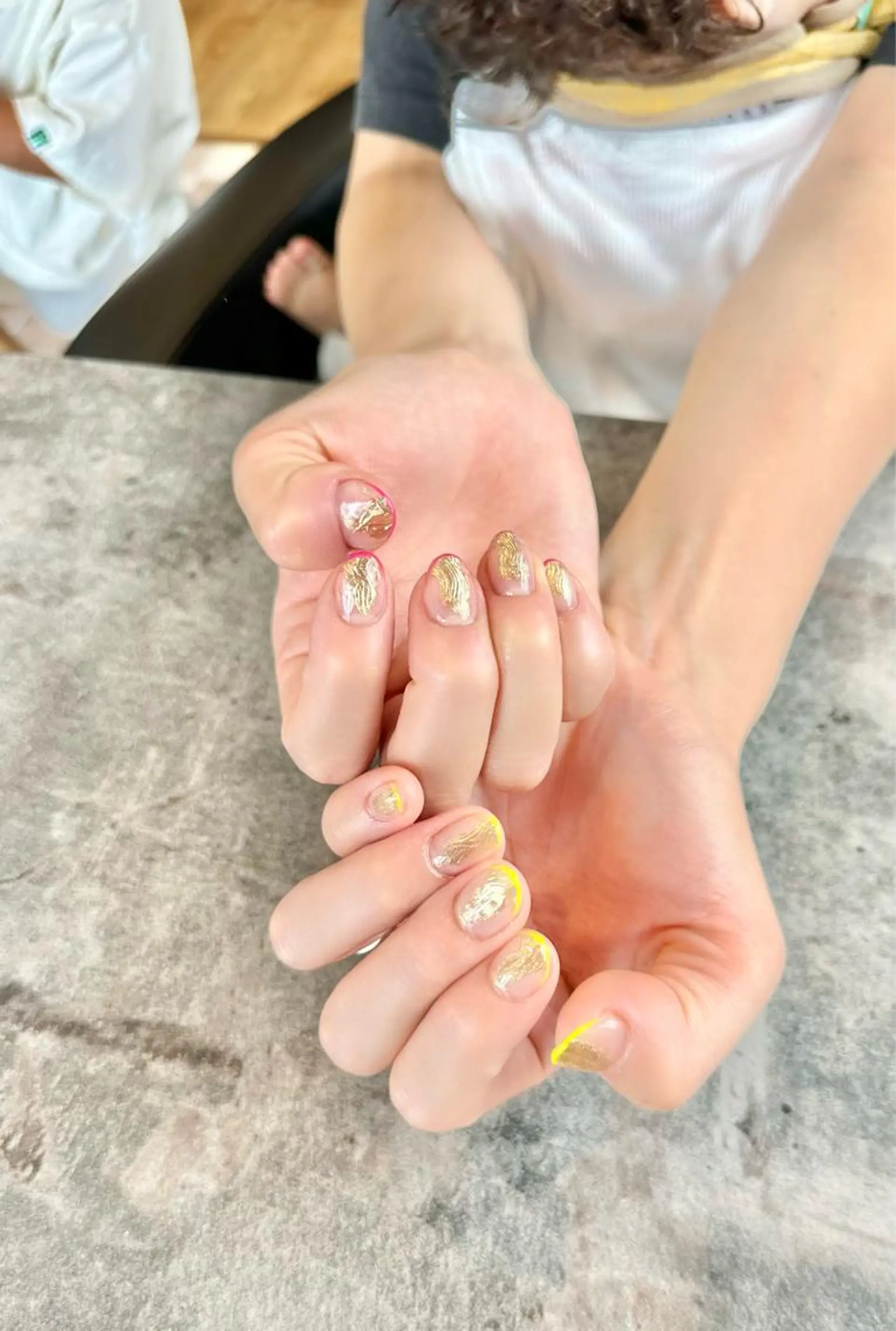 ネイル フラワーネイル フットネイル フレンチネイル ジェルネイル ガラスフレンチ nail salon amanoのネイルデザイン