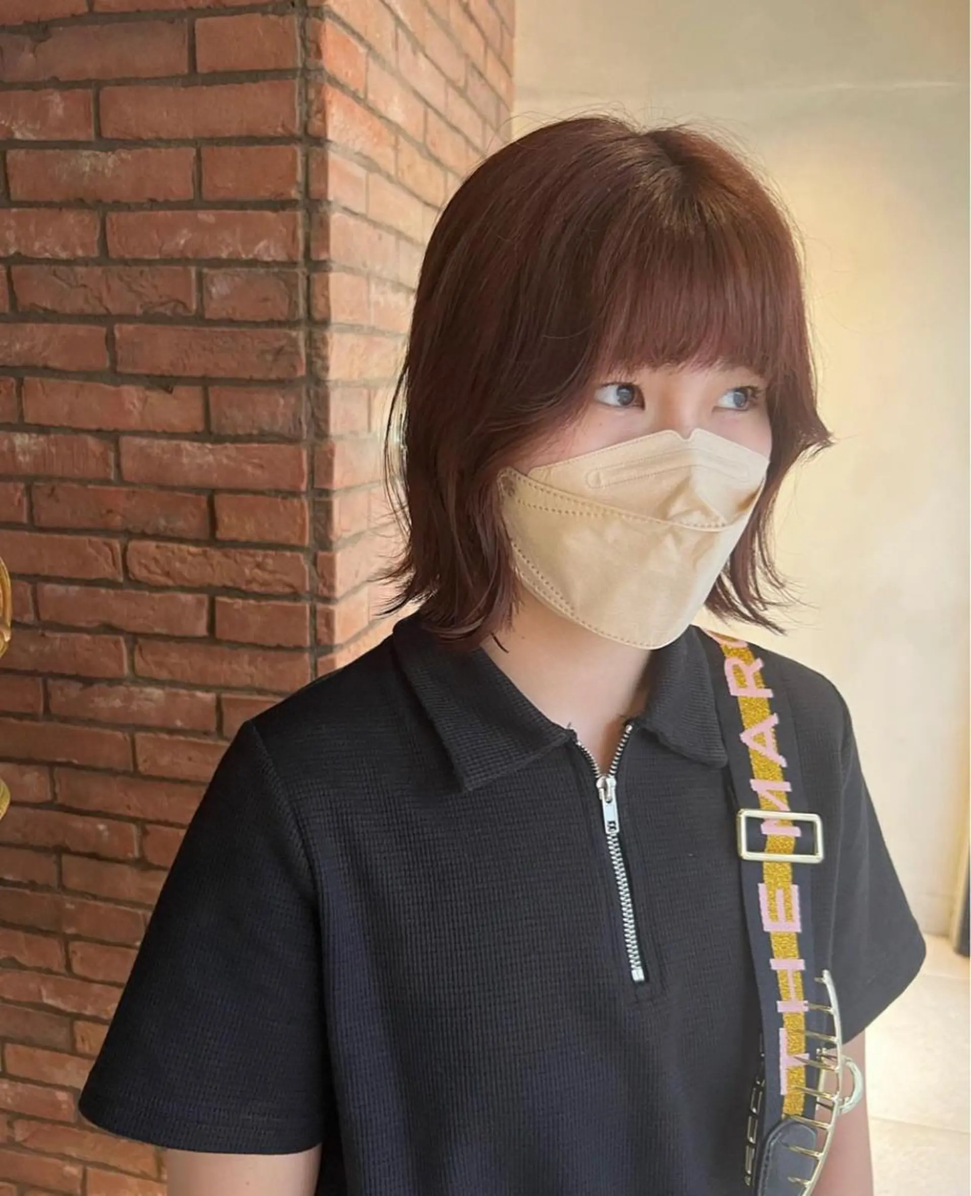 ミディアム ヘアカラー 梅原 大和のヘアスタイル