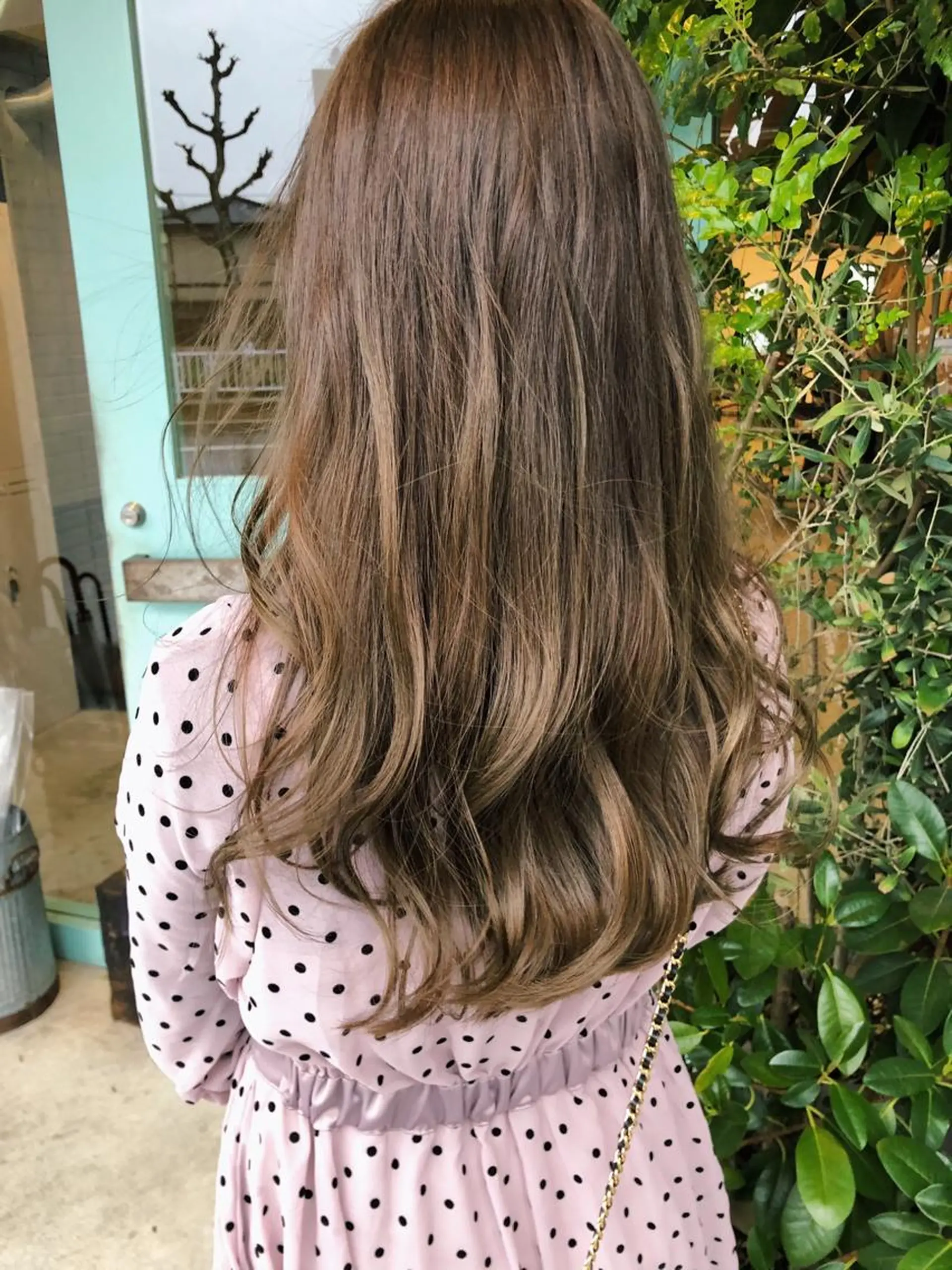 ロング カラー パーマ/レイヤー 岩山丈一郎のヘアスタイル