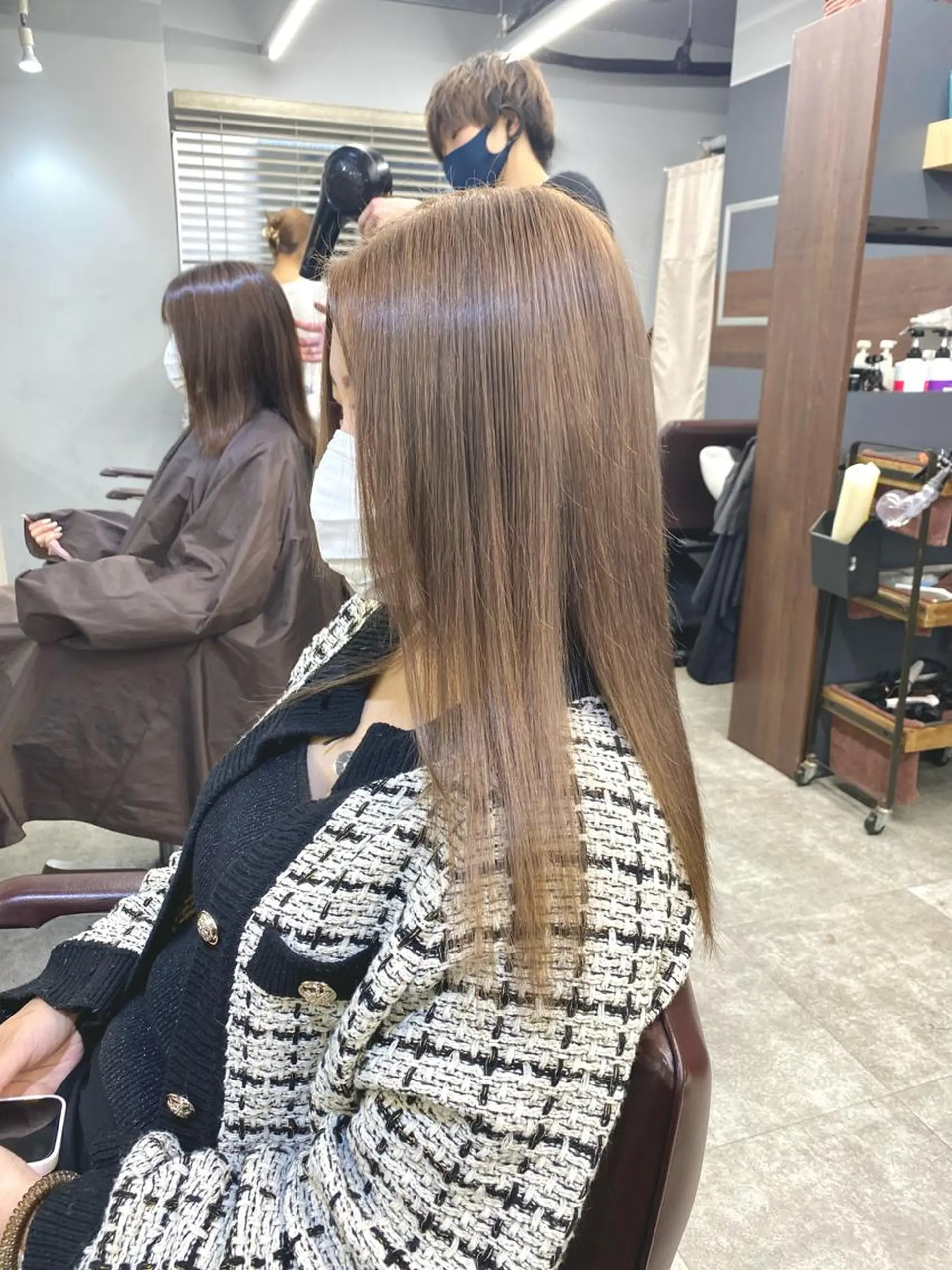 ロング カラー カット ヘアカラー トリートメント opus 店長大和 レイヤー/赤み消しのヘアスタイル