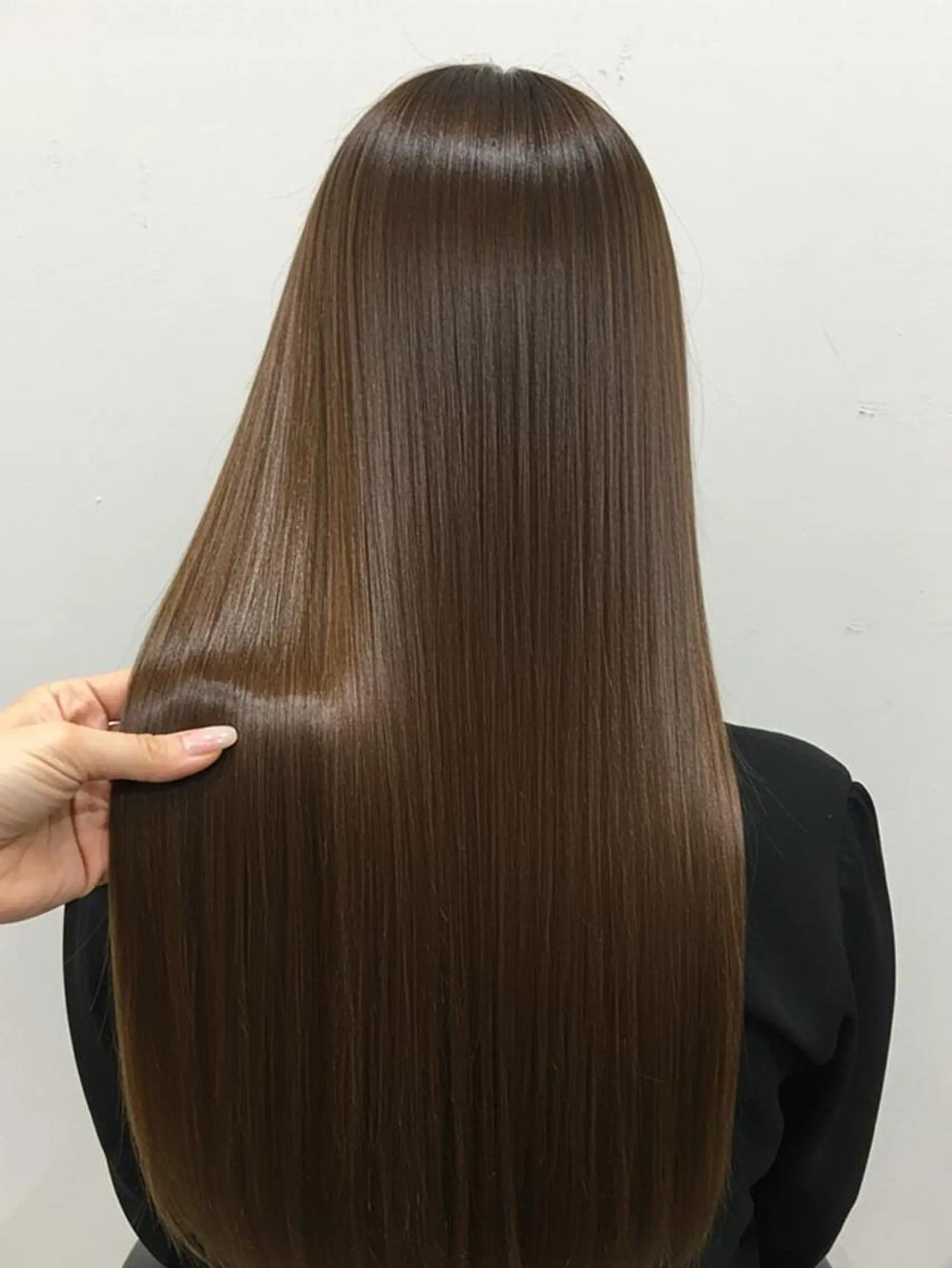 セミロング カラー アディクシーカラー 透明感カラー トリートメント ヘアカラー トリートメント 近江流奈☆透明感カラ ー☆髪質改善☆のヘアスタイル