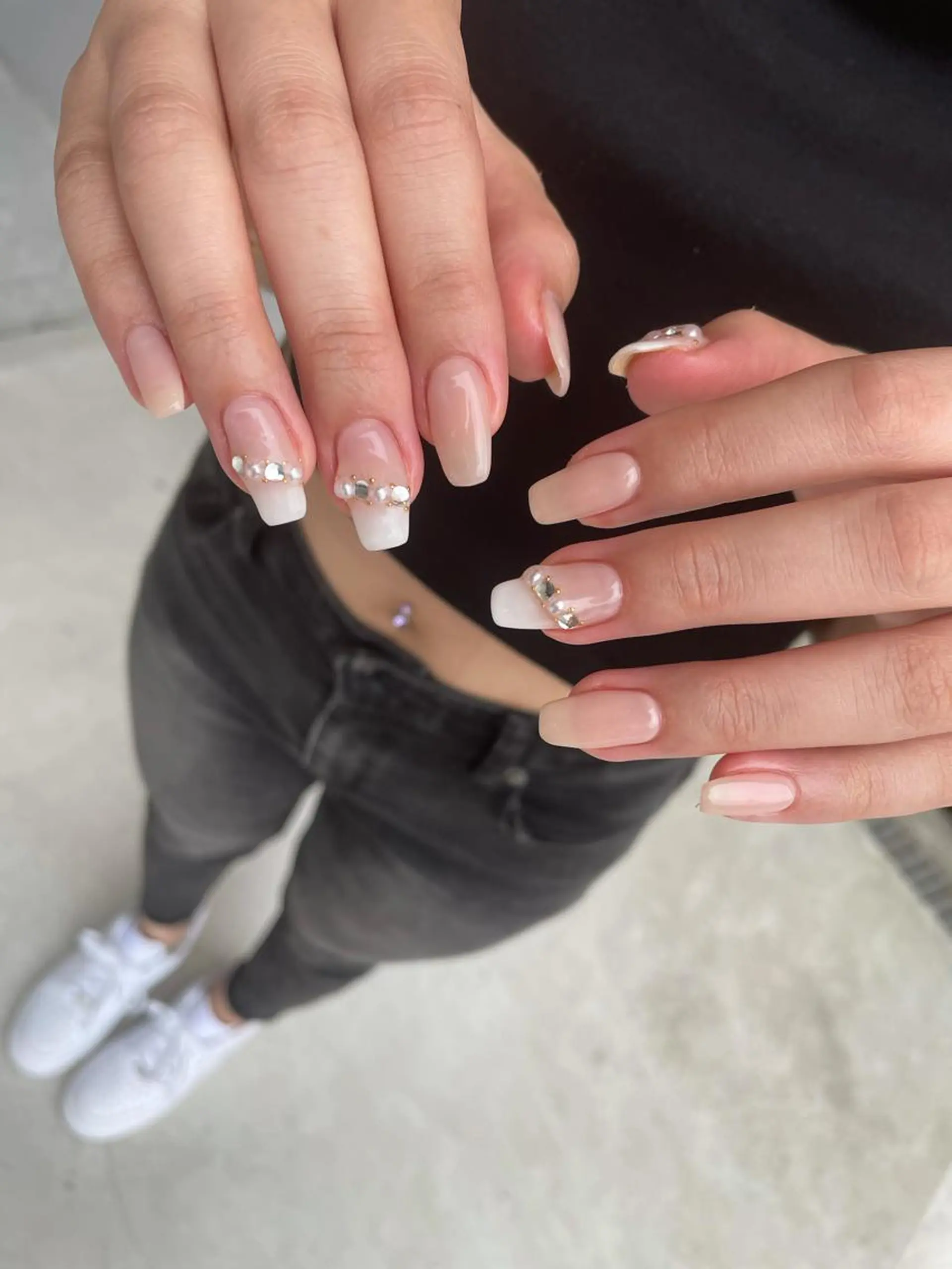 ロング カラー ヘアアレンジ キッズ ネイル マツエク・マツパ 福田 加奈のネイルデザイン