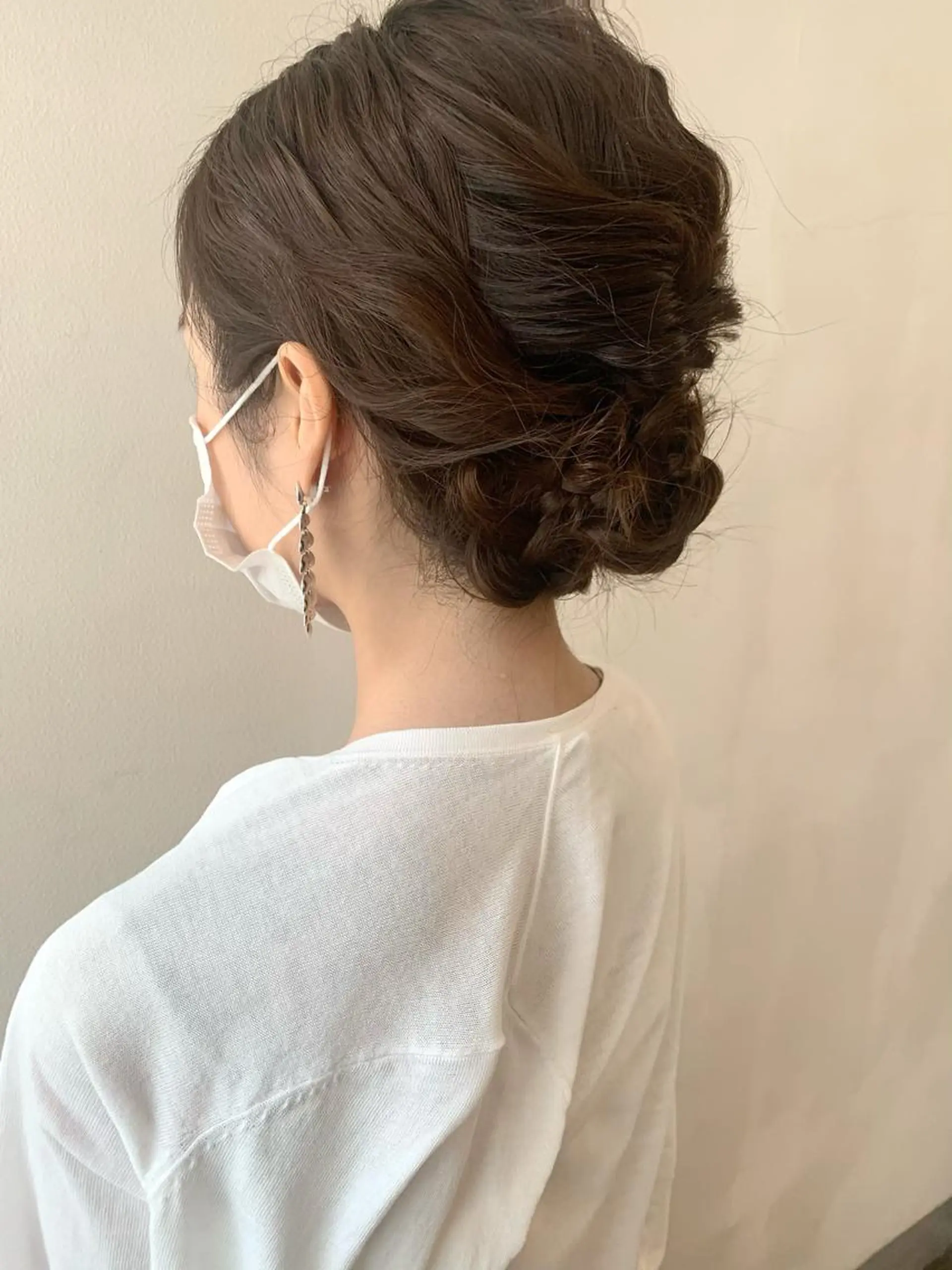 セミロング ヘアアレンジ 🌟アレンジが似合う カラー🌟Rumiのヘアスタイル