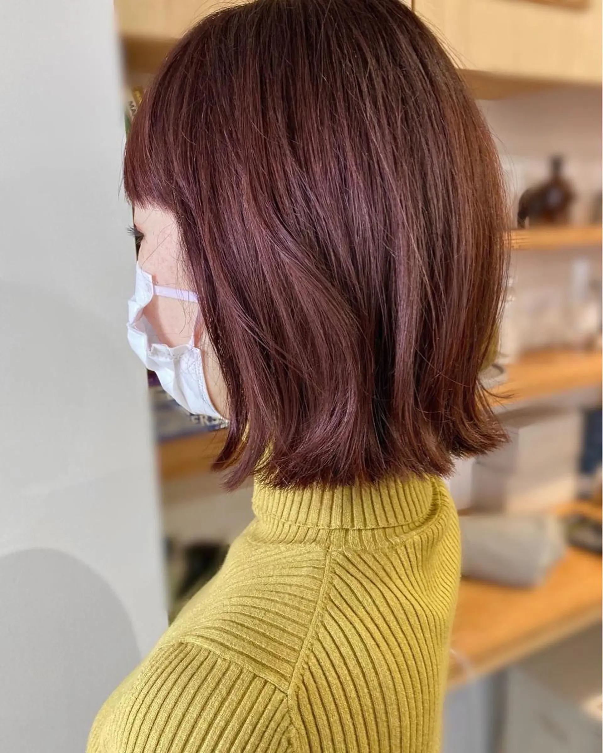 ミディアム ボブ roka ノゾミのヘアスタイル
