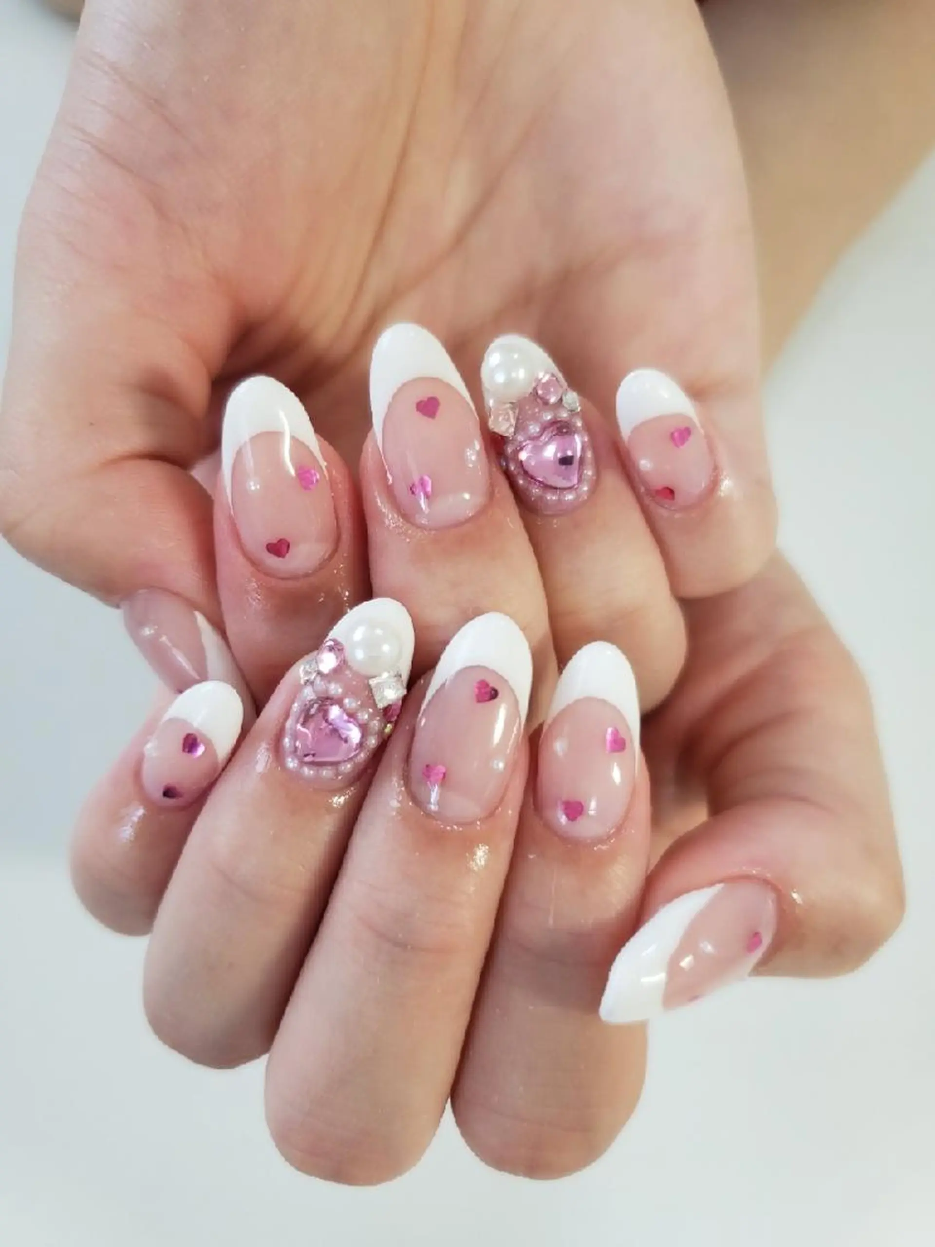 ネイル フレンチネイル スカルプネイル ショートネイル   MAKI NAILのネイルデザイン