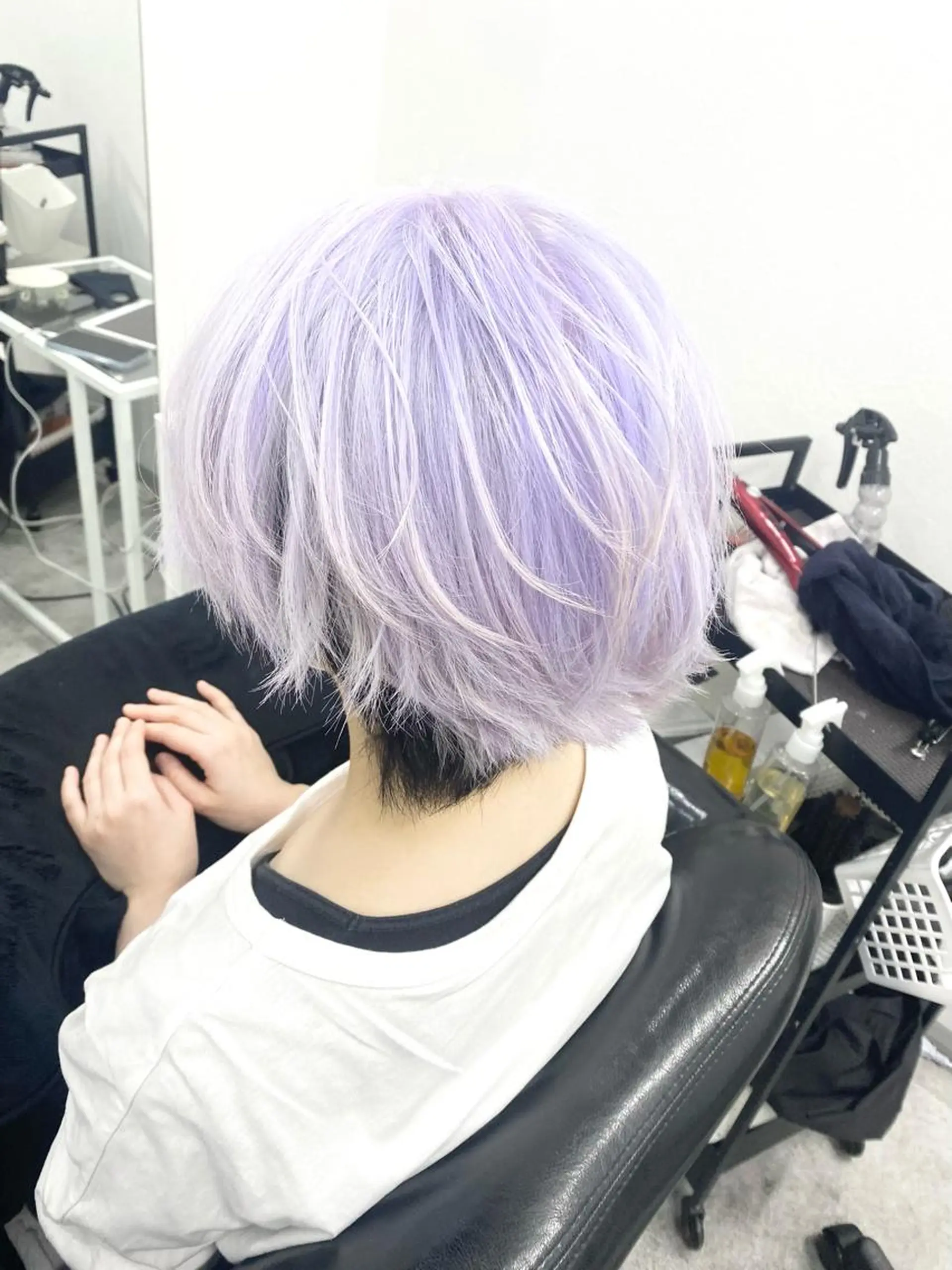 ショート カラー ブリーチ パーソナルカラー診断 ホワイトカラー美座尊のその他イメージ